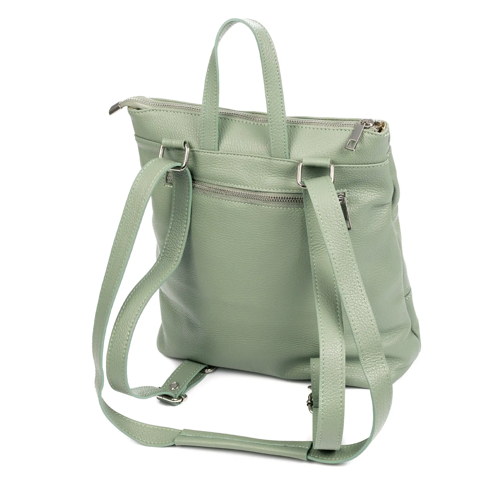 Asigliano bolso mochila de piel auténtica Dollaro.