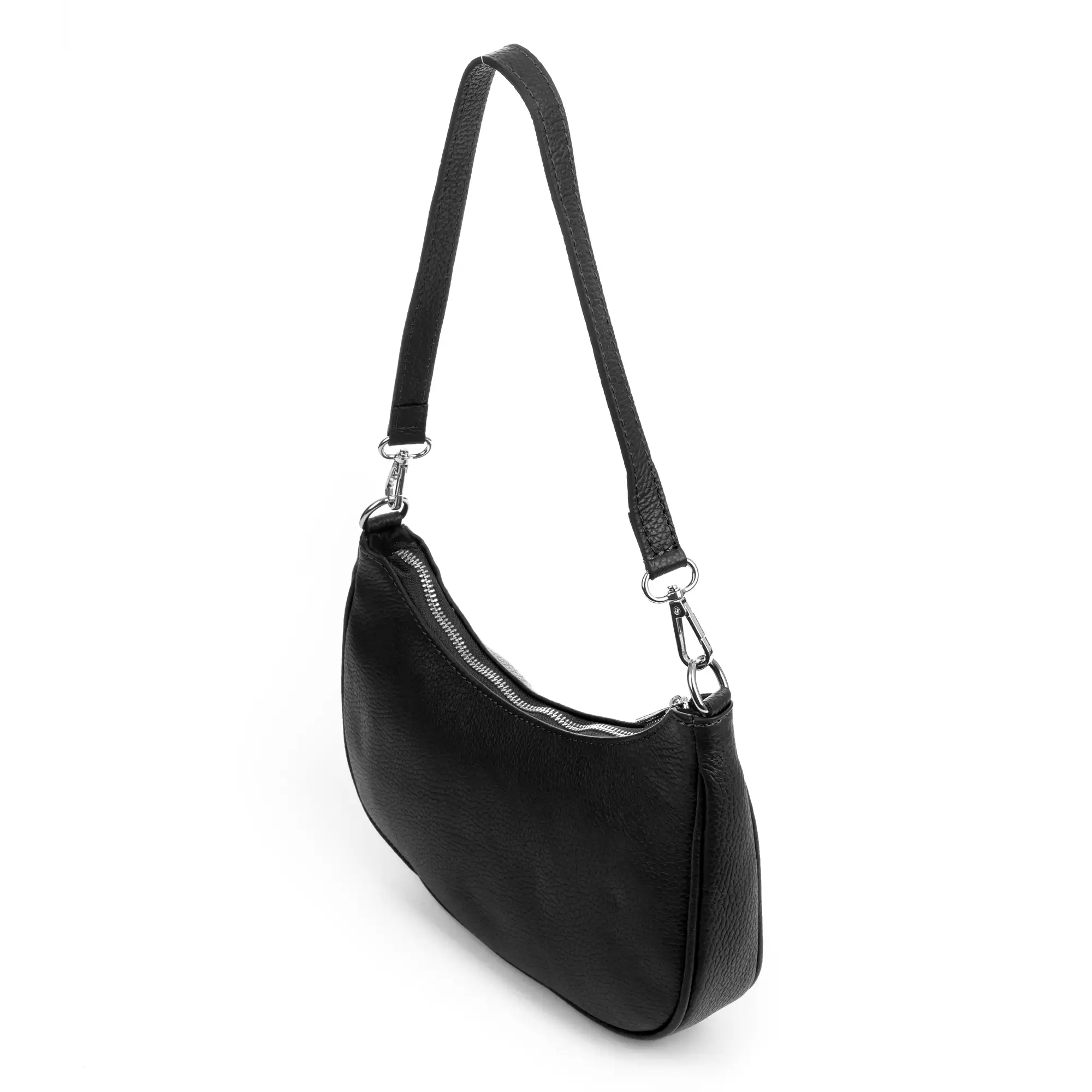 Asso bolso de mano, de piel auténtica acabado dollaro.