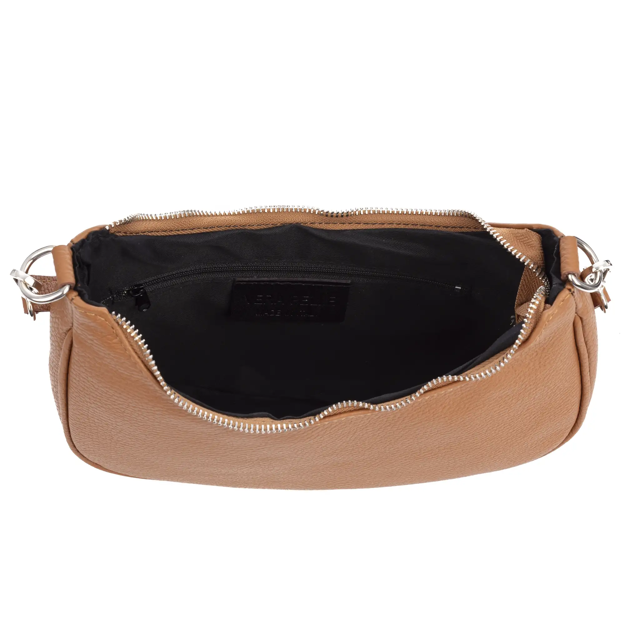 Asso bolso de mano, de piel auténtica acabado dollaro.