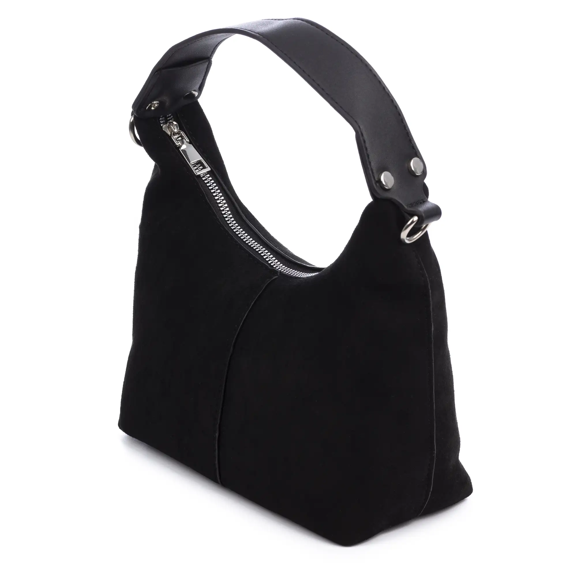 Atina bolso bandolera de piel auténtica gamuza.