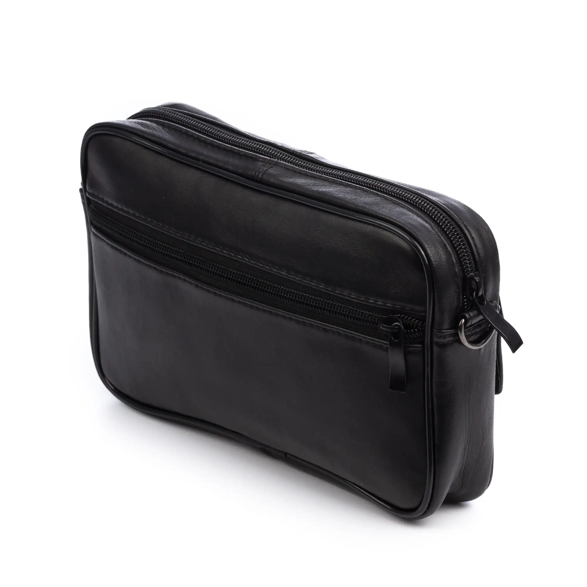 Atri bolso bandolera con 4 compartimentos de piel Dollaro.