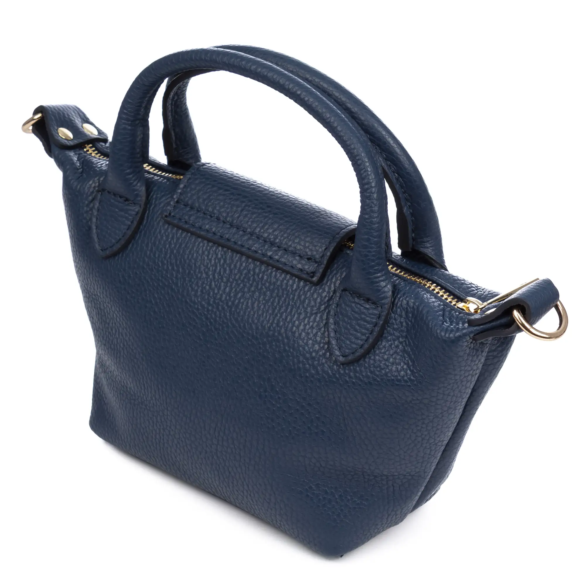 Aurano bolso bandolera tipo Tote mujer. Piel auténtica Dollaro bitono.