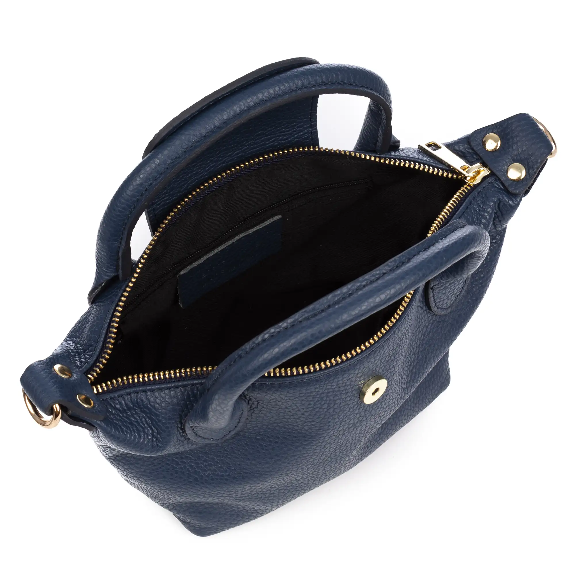 Aurano bolso bandolera tipo Tote mujer. Piel auténtica Dollaro bitono.