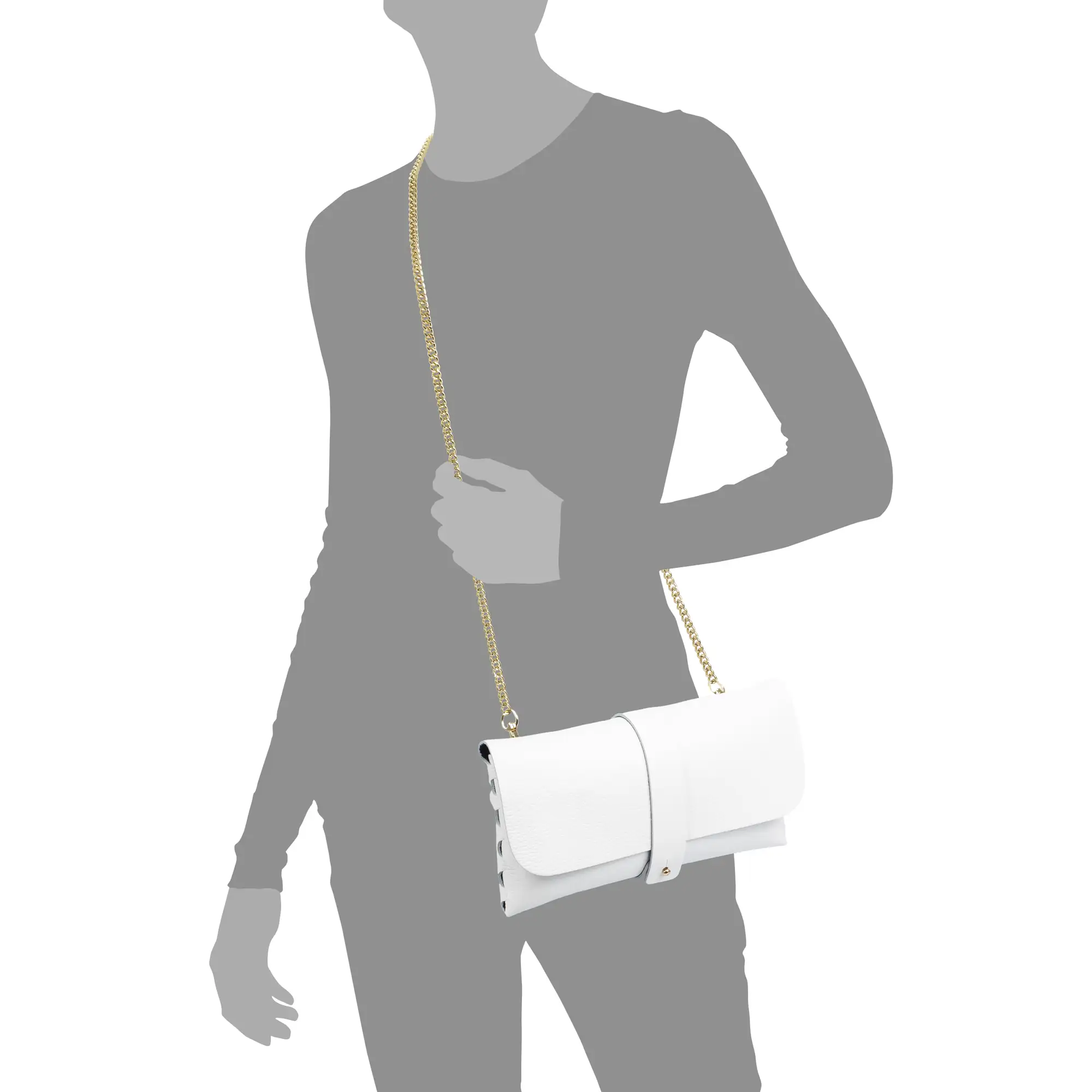 Auronzo bolso de bandolera mujer. Piel auténtica acabado Dollaro.