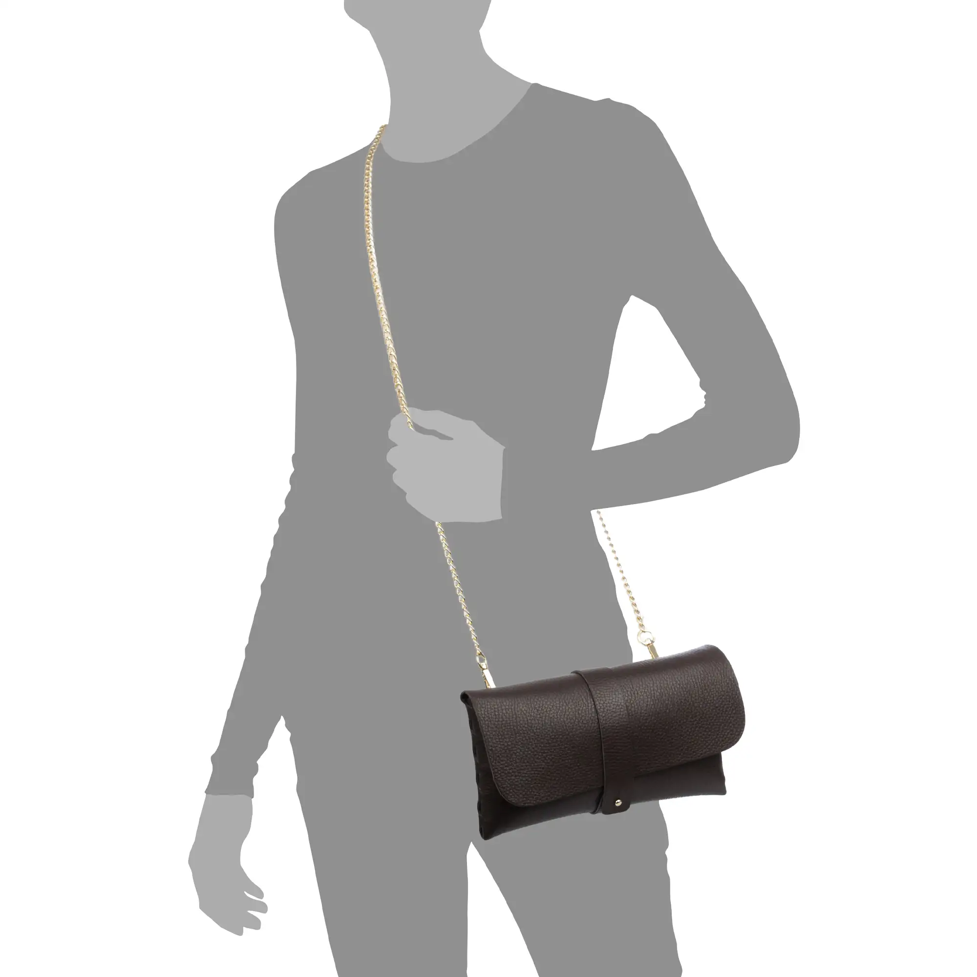 Auronzo bolso de bandolera mujer. Piel auténtica acabado Dollaro.