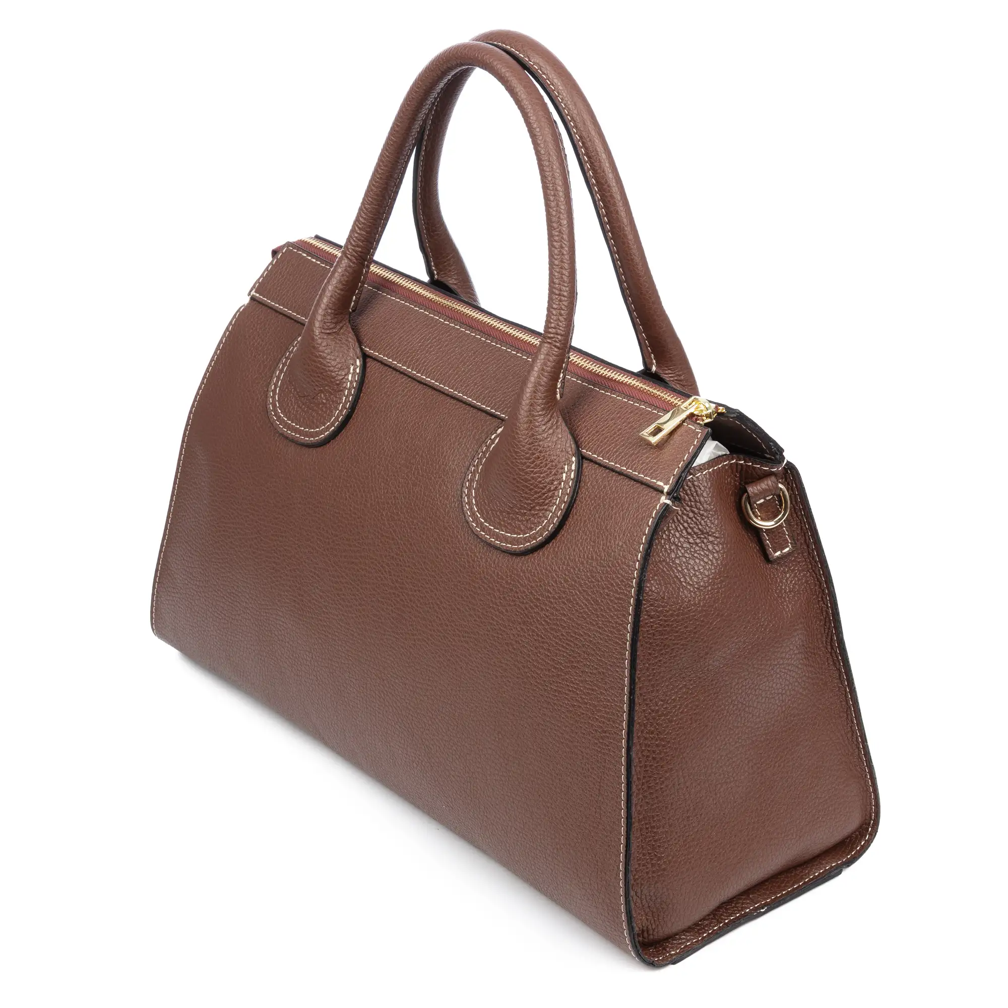 Bagaladi bolso tote mujer. Piel auténtica Dollaro.