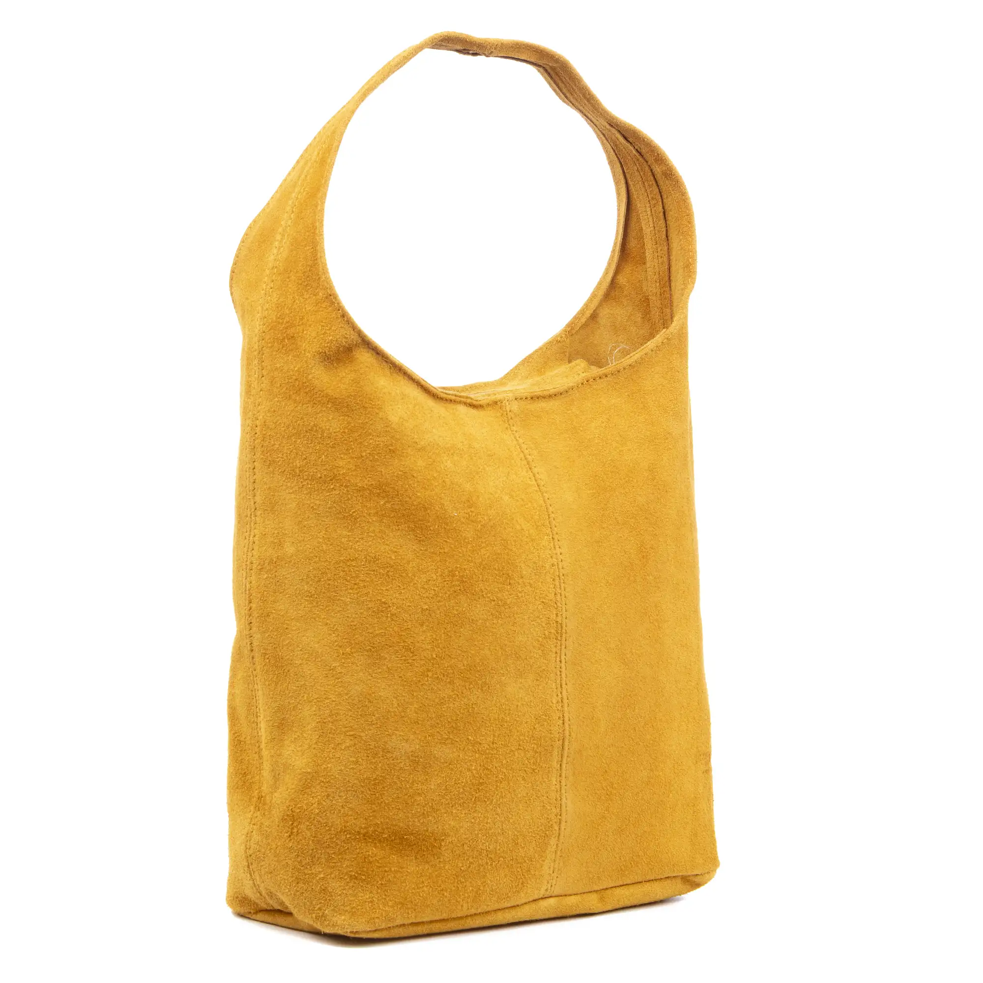 Bagnara bolso shopper mujer. Piel auténtica Gamuza.