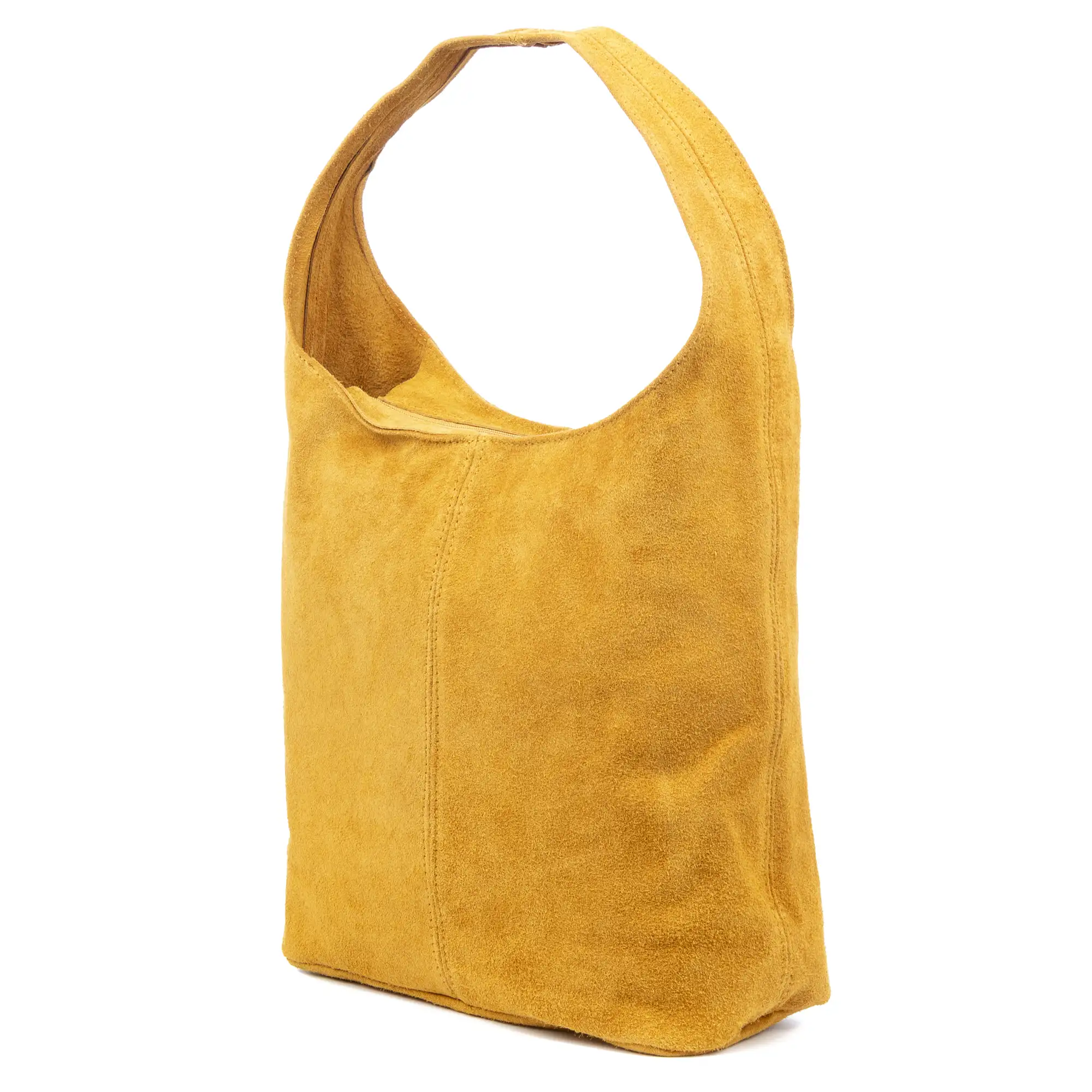 Bagnara bolso shopper mujer. Piel auténtica Gamuza.
