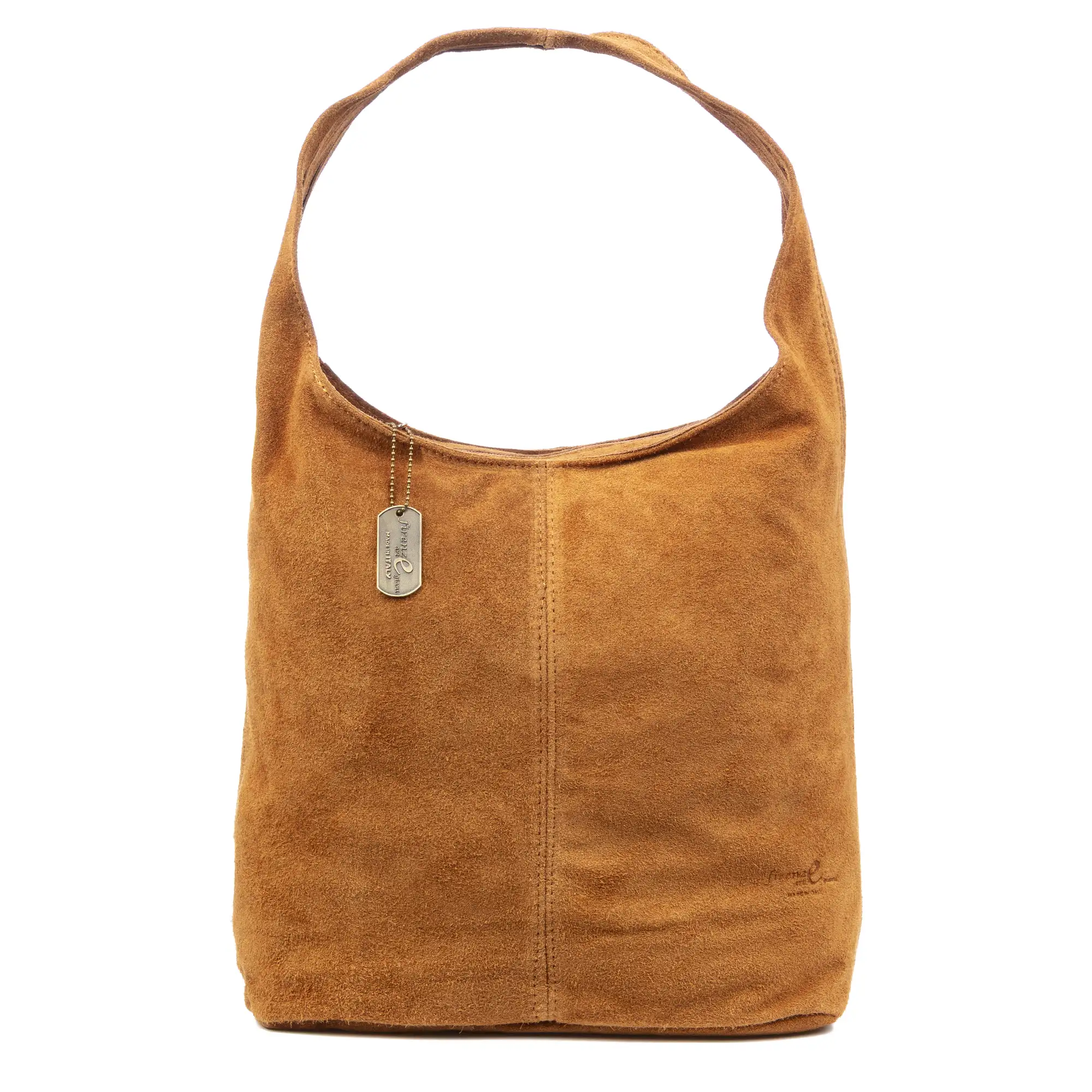 Bagnara bolso shopper mujer. Piel auténtica Gamuza.