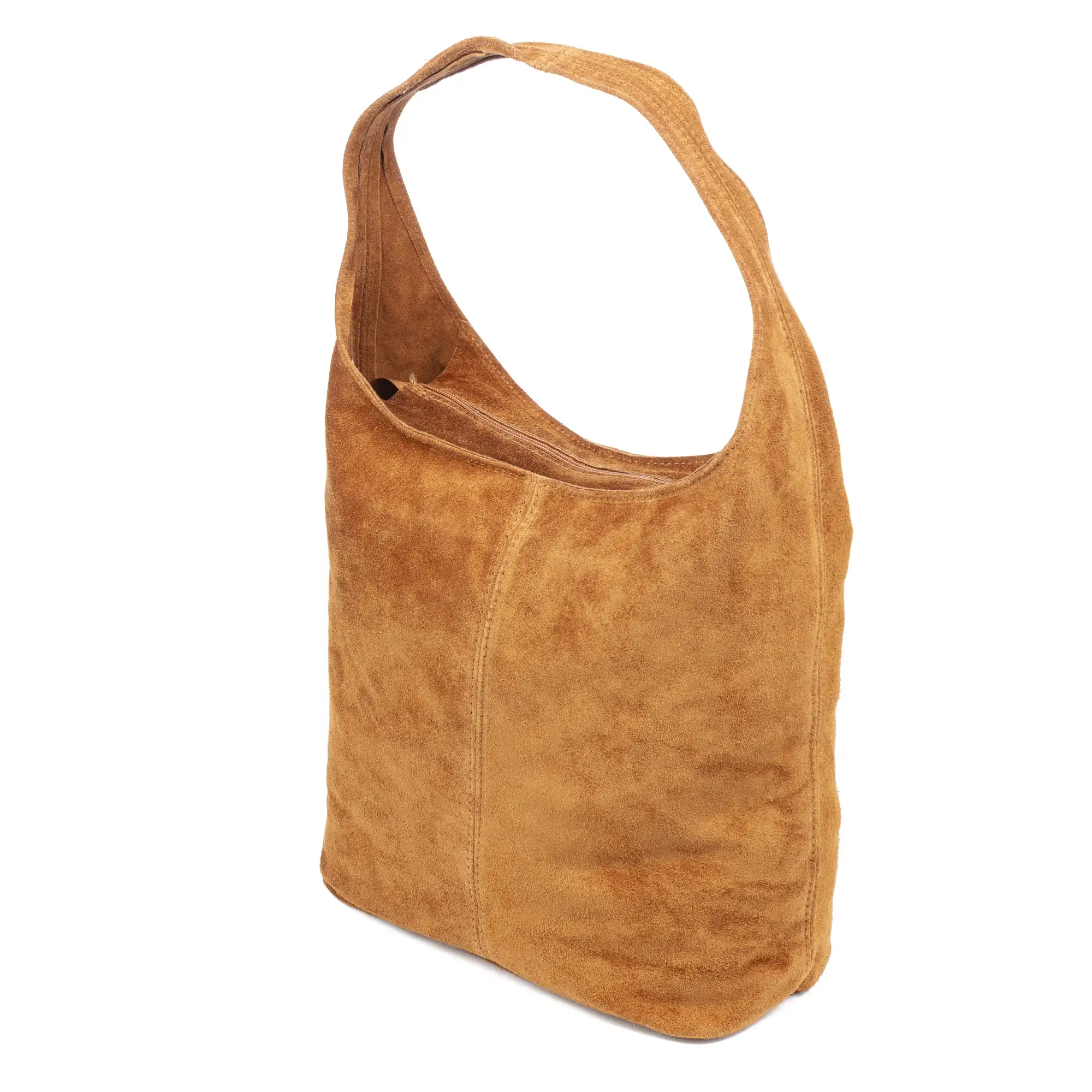 Bagnara bolso shopper mujer. Piel auténtica Gamuza.