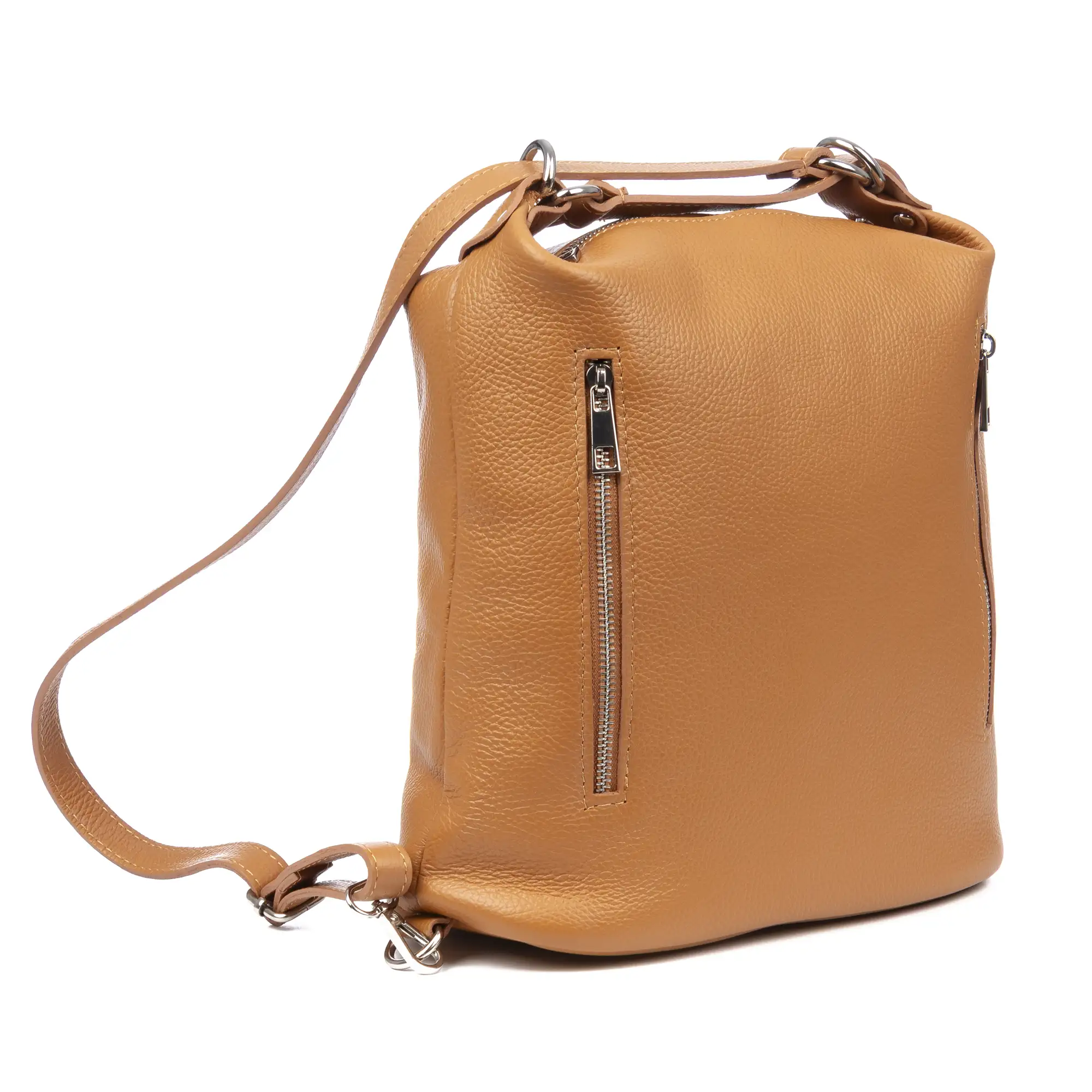 Bagnoli bolso mochila y bolso de hombro mujer. Piel auténtica Dollaro.