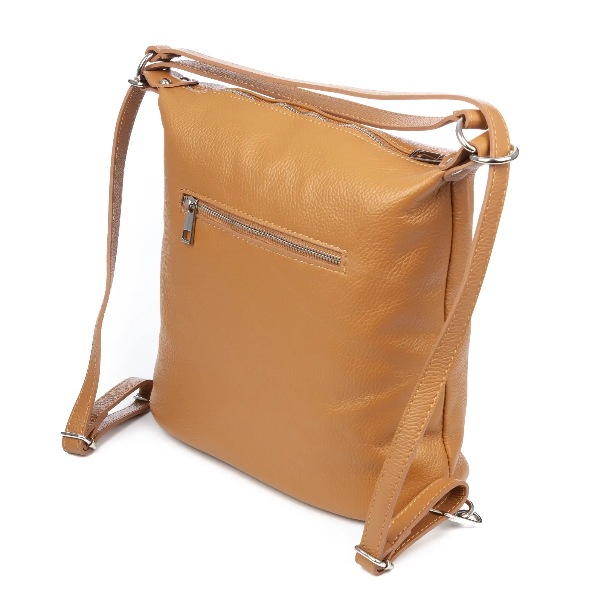 Bagnoli bolso mochila y bolso de hombro mujer. Piel auténtica Dollaro.