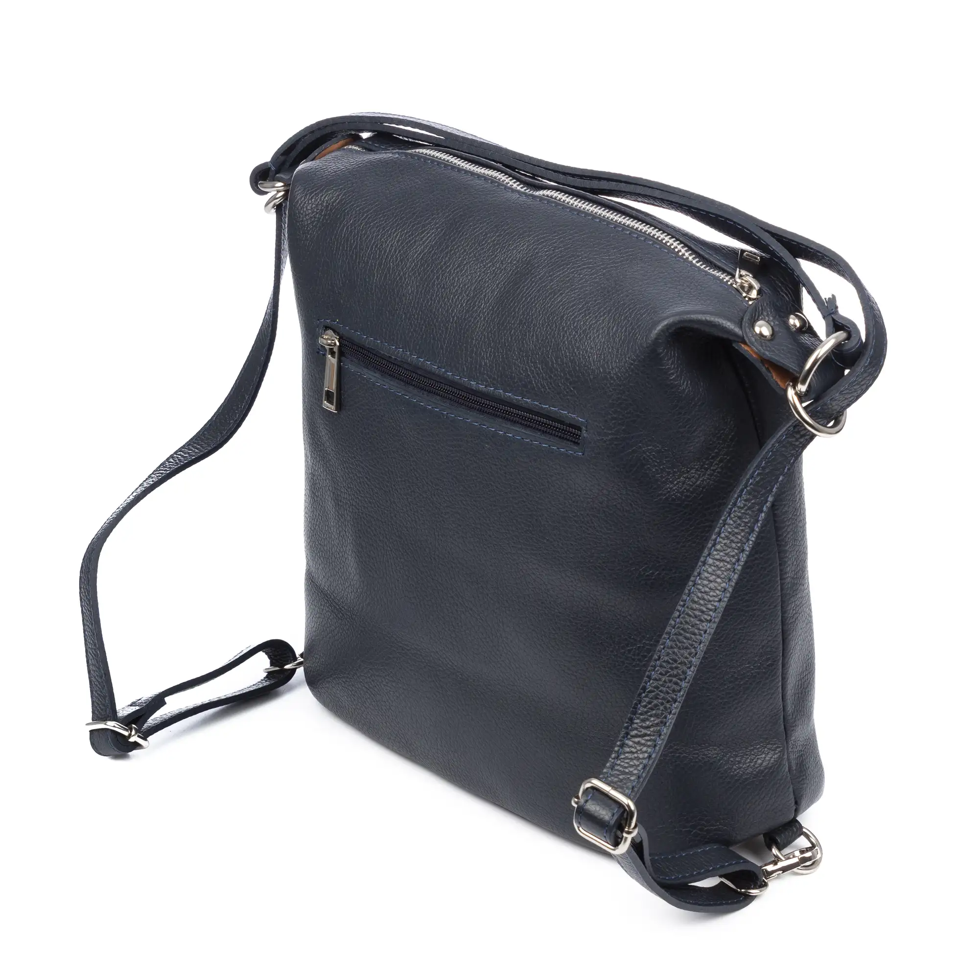 Bagnoli bolso mochila y bolso de hombro mujer. Piel auténtica Dollaro.