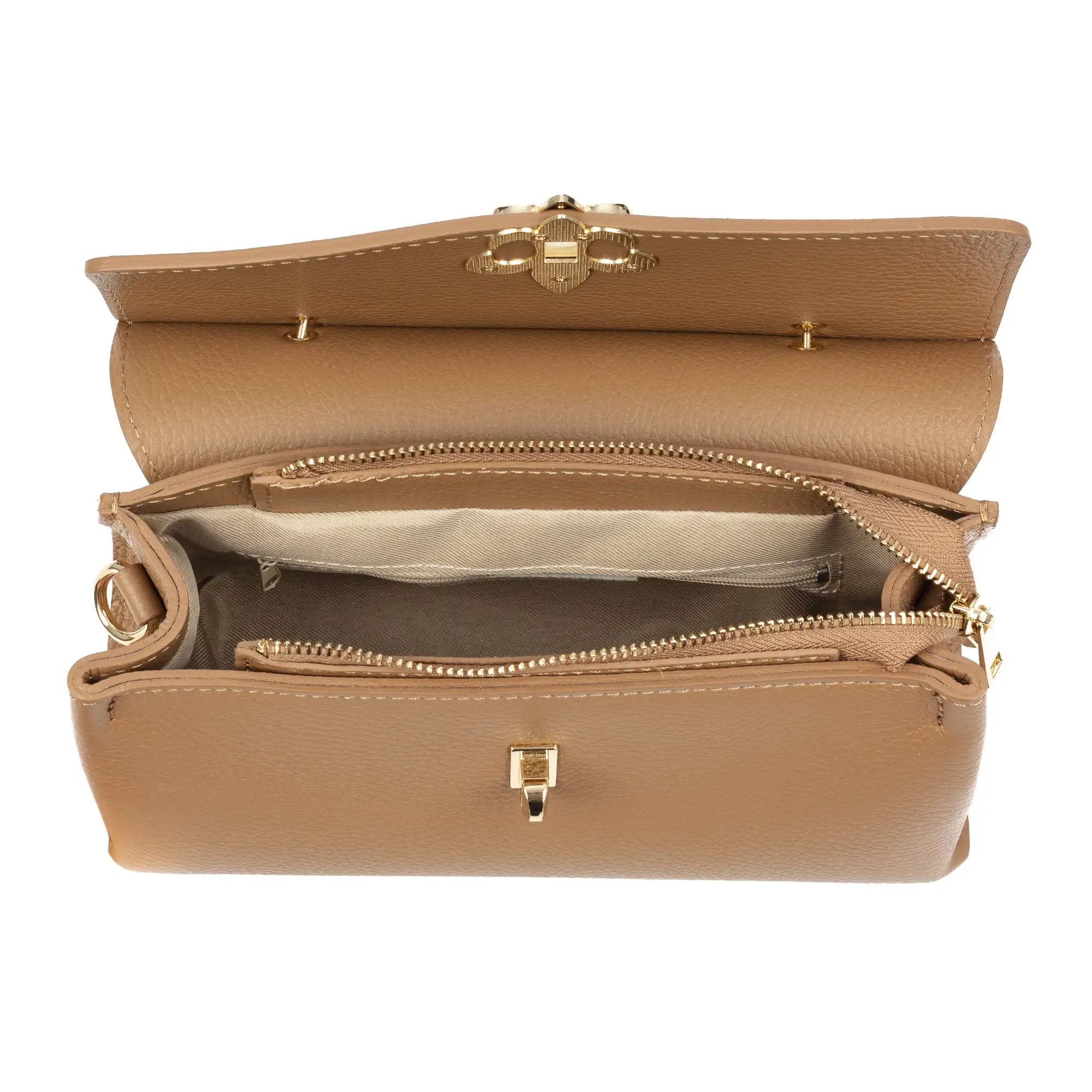 Balestrino bolso tote mujer, de piel auténtica Dollaro.