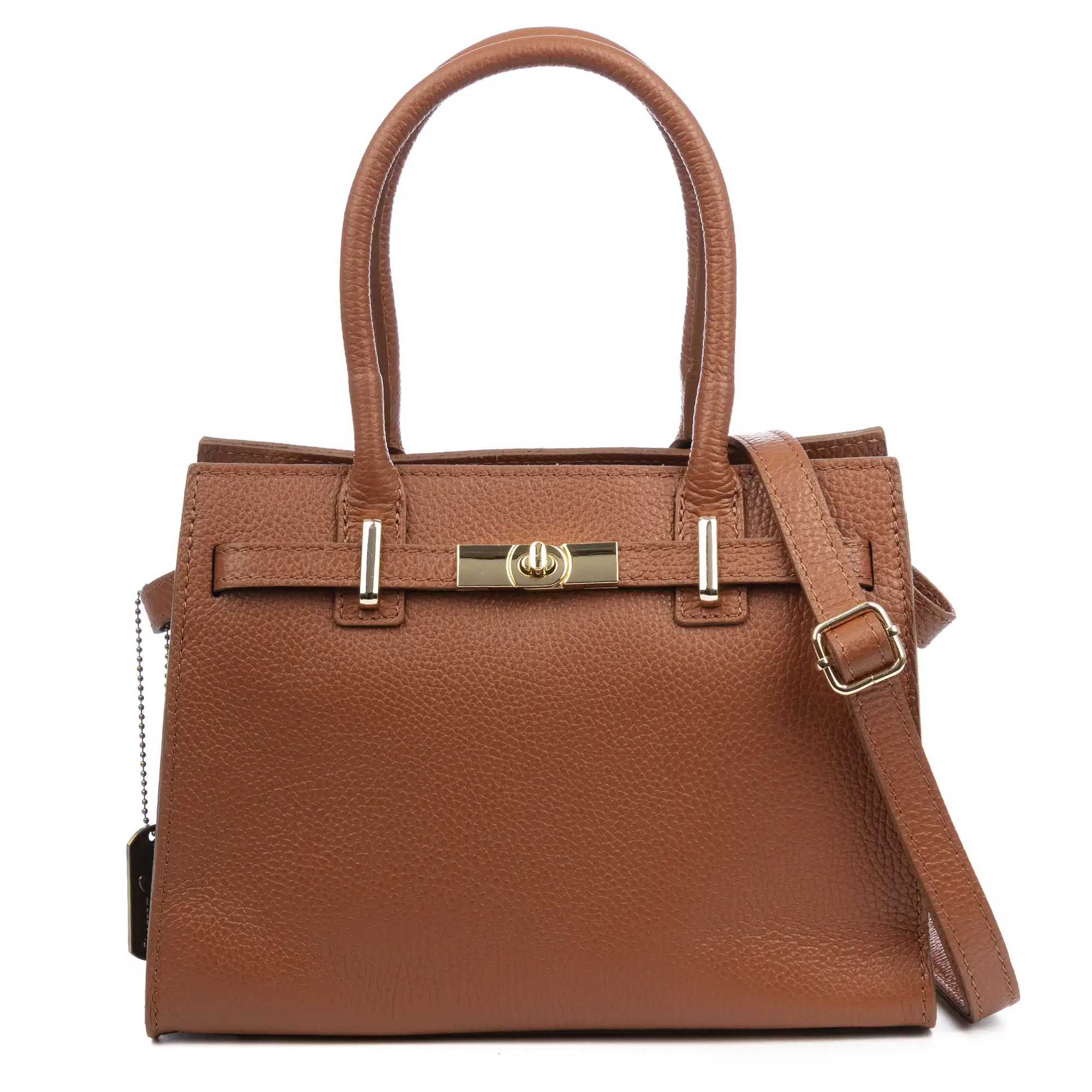 Banari bolso tote mujer. Piel auténtica acabado Dollaro.