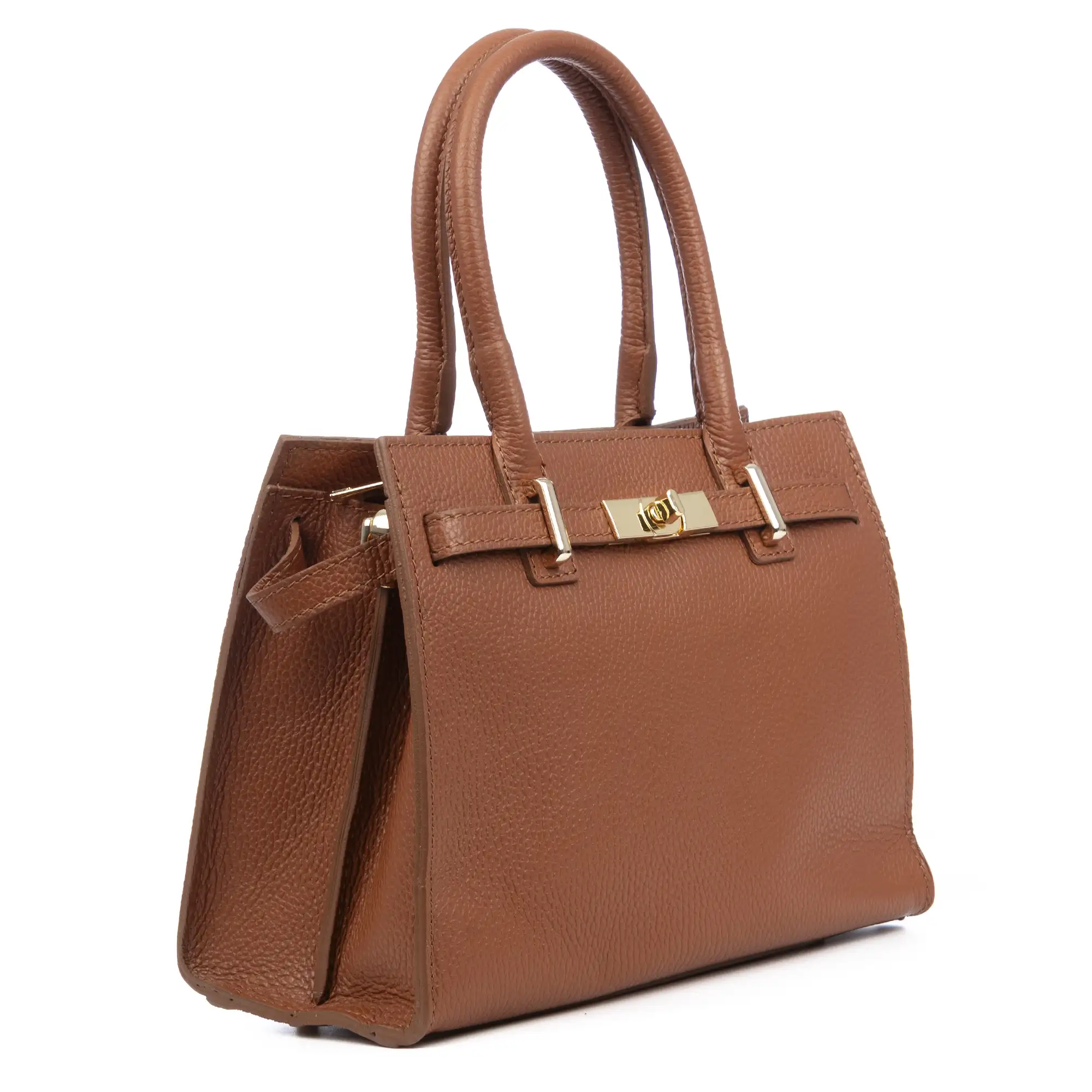 Banari bolso tote mujer. Piel auténtica acabado Dollaro.