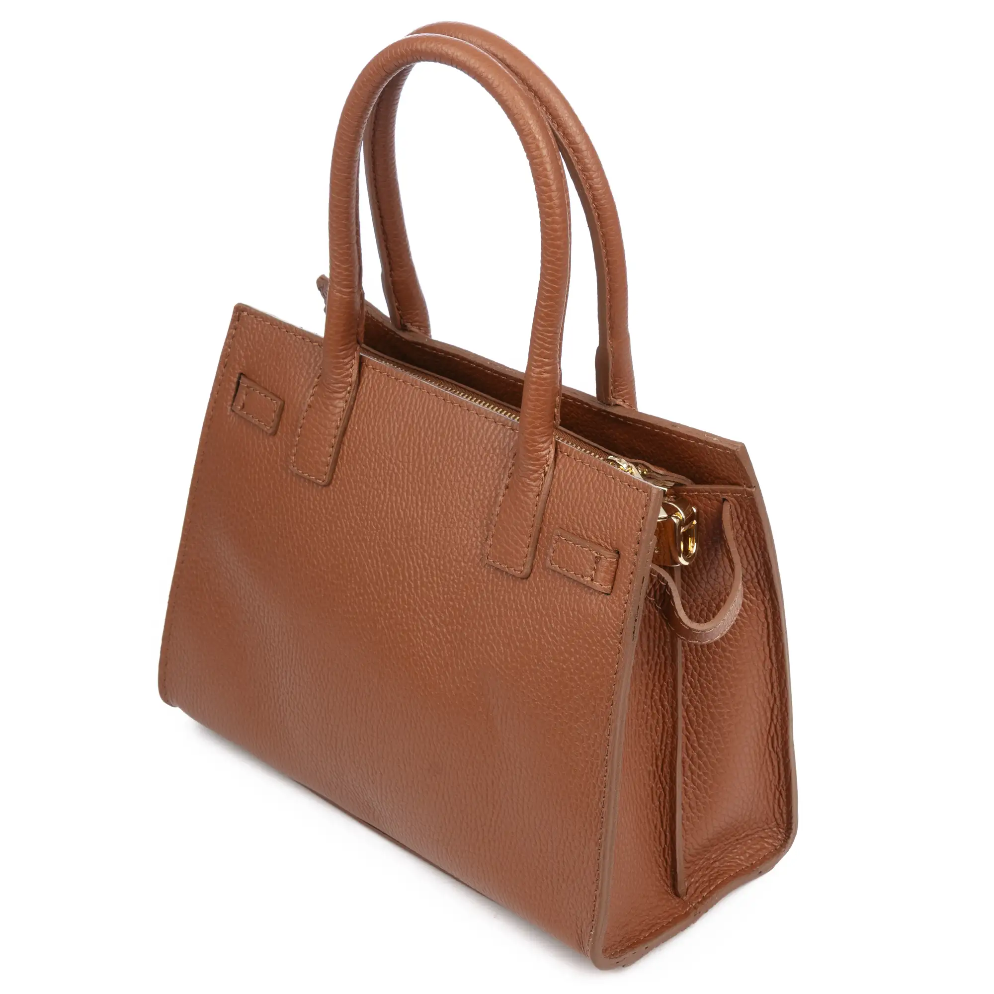 Banari bolso tote mujer. Piel auténtica acabado Dollaro.