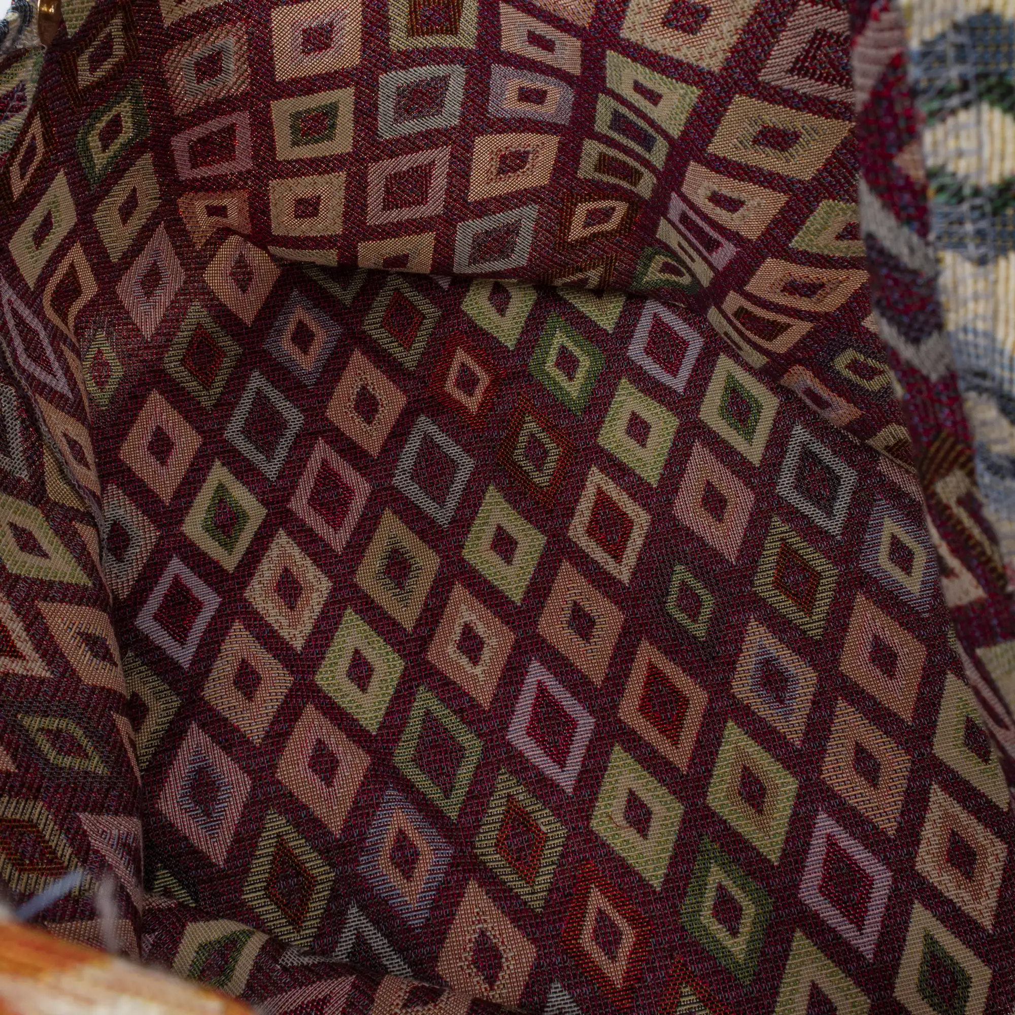 Banzi bolso Shopper de algodón, con asa en cuero. Diseño exclusivo.