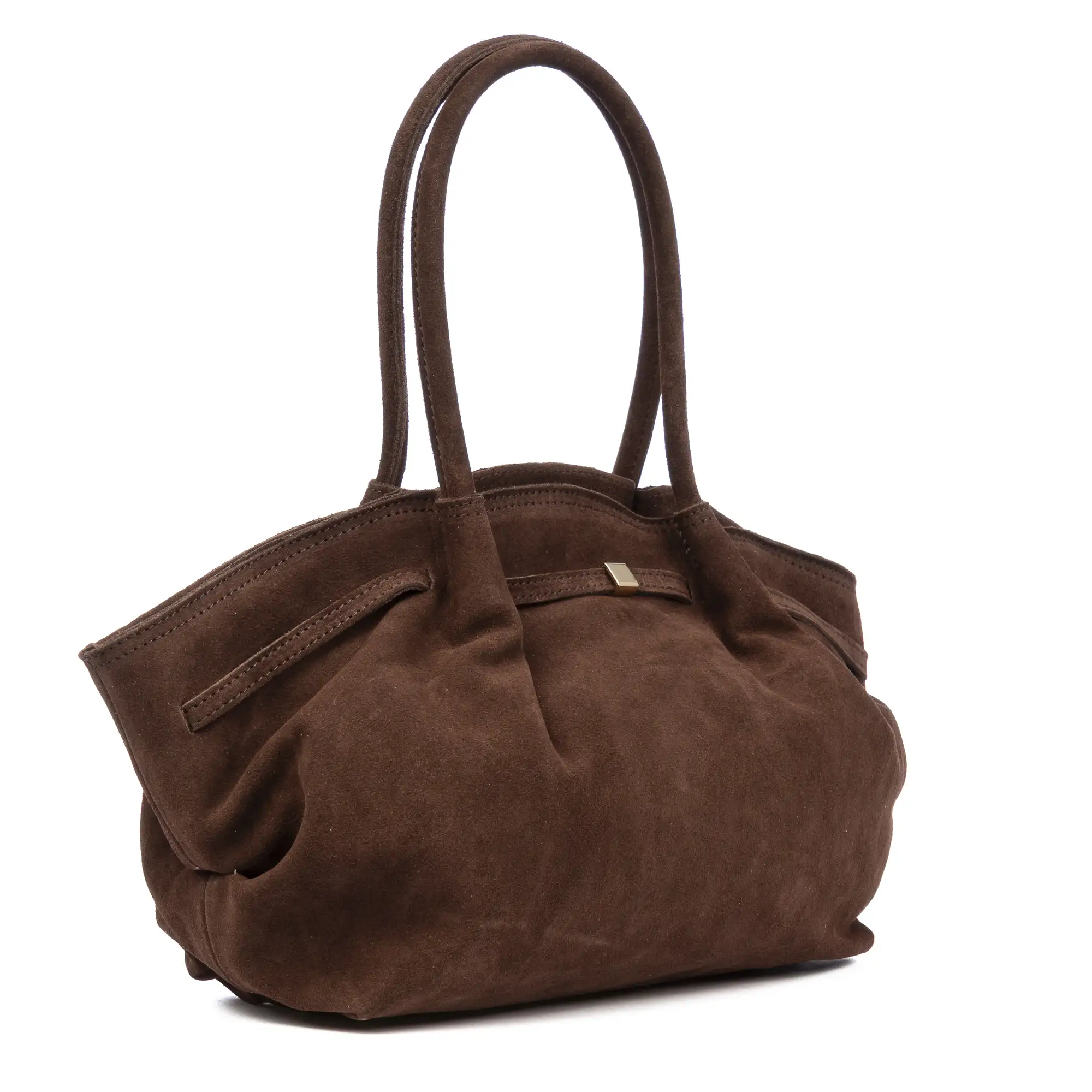 Baradili bolso de hombro mujer. Piel auténtica gamuza.