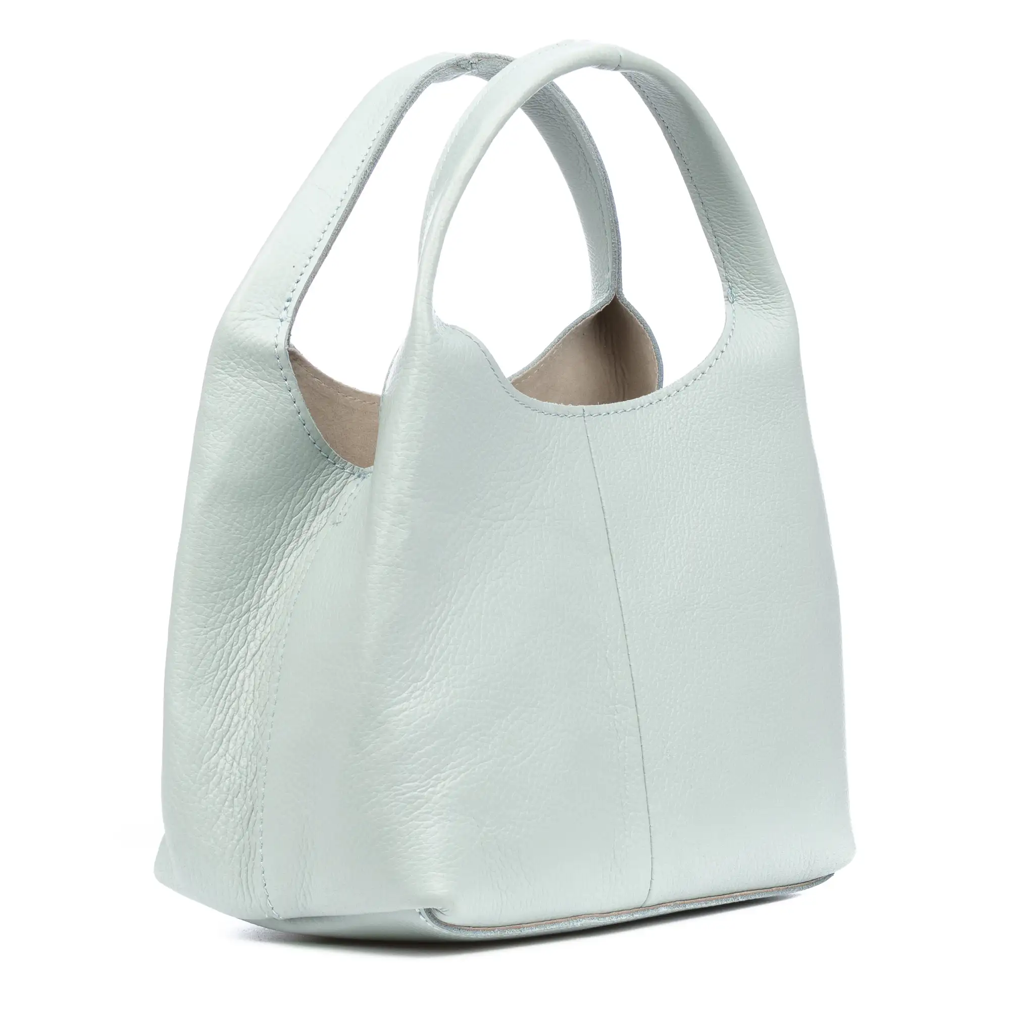 Barasso bolso de mano mujer. Piel auténtica Dollaro.