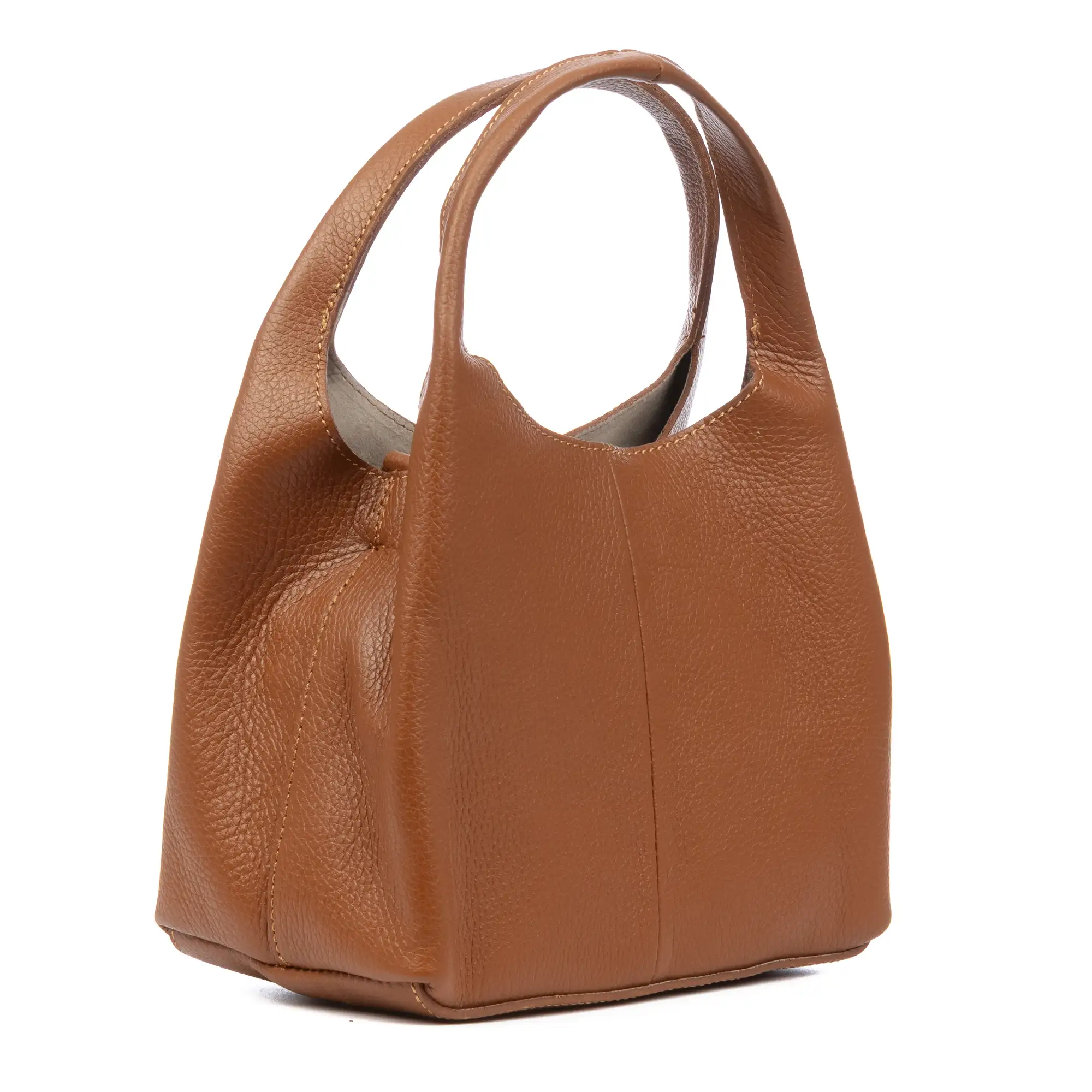 Barasso bolso de mano mujer. Piel auténtica Dollaro.
