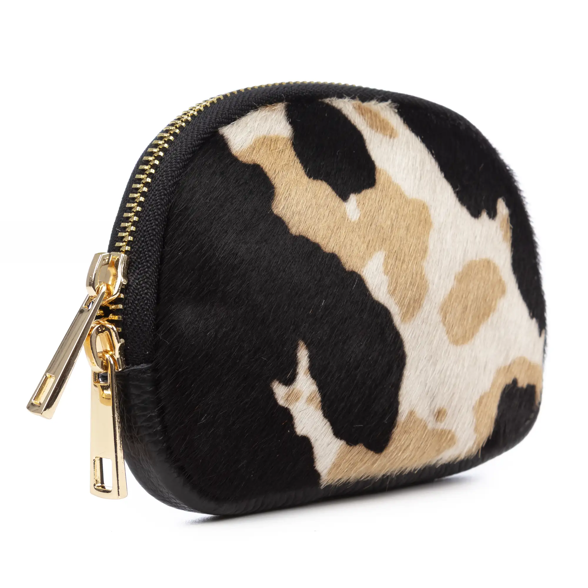 Baratili monedero portatodo mujer. Piel auténtica Cavallino y Dollaro.