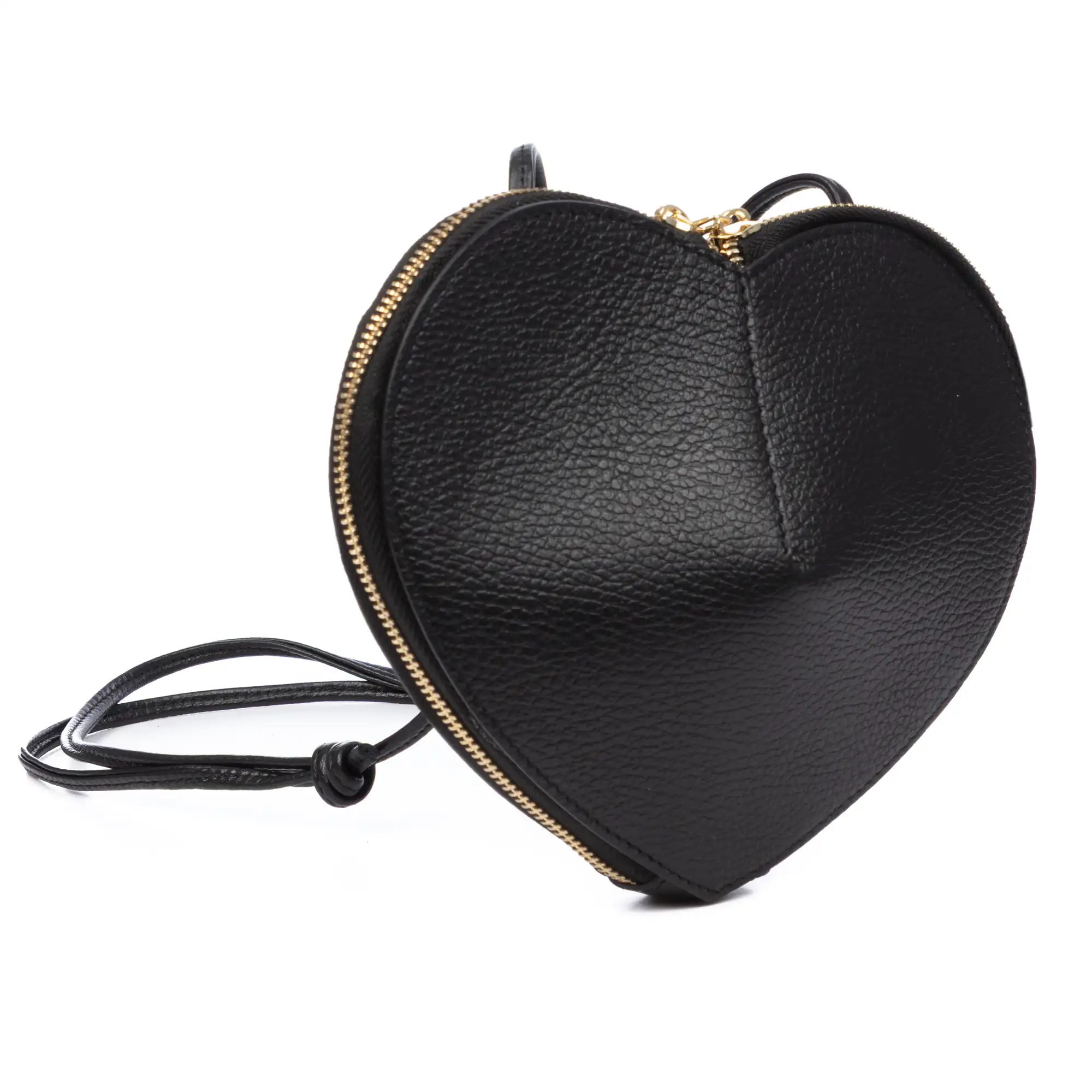 Barbaresco bolso de hombro mujer, con forma de corazón. Piel auténtica Dollaro.