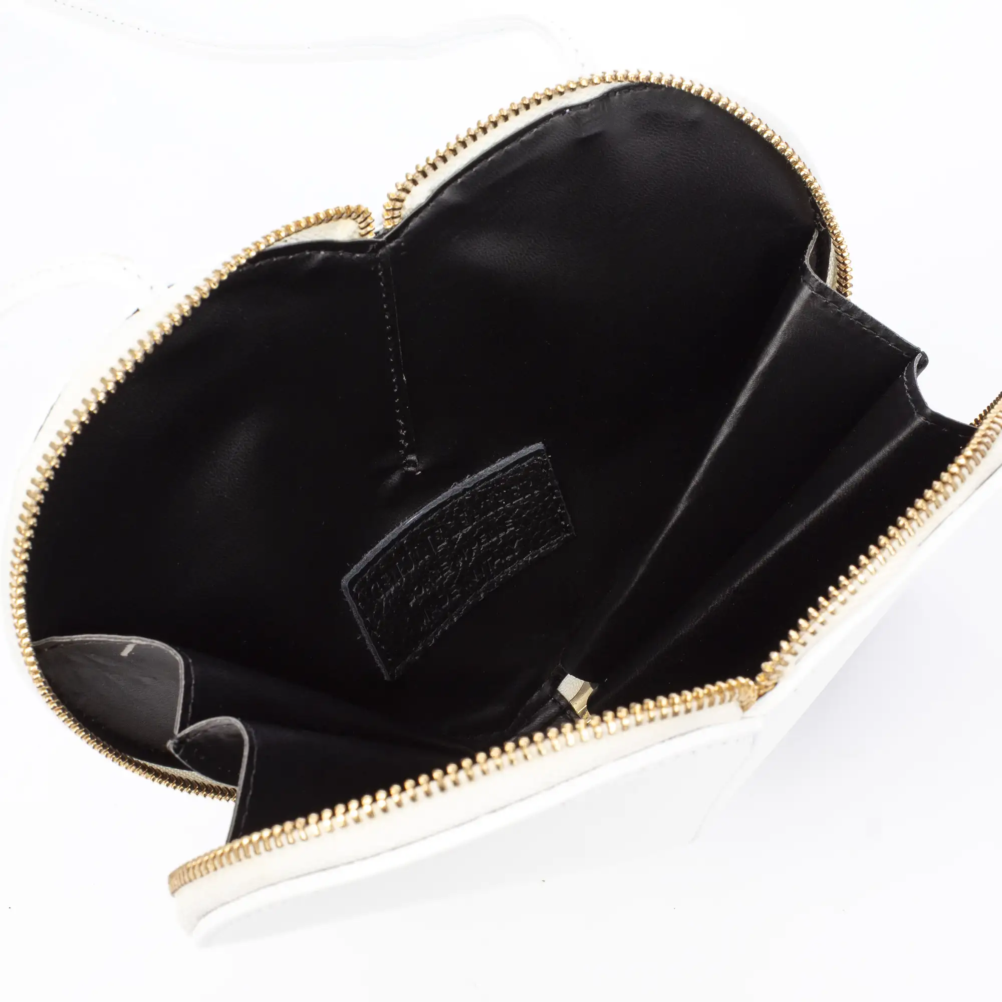 Barbaresco bolso de hombro mujer, con forma de corazón. Piel auténtica Dollaro.