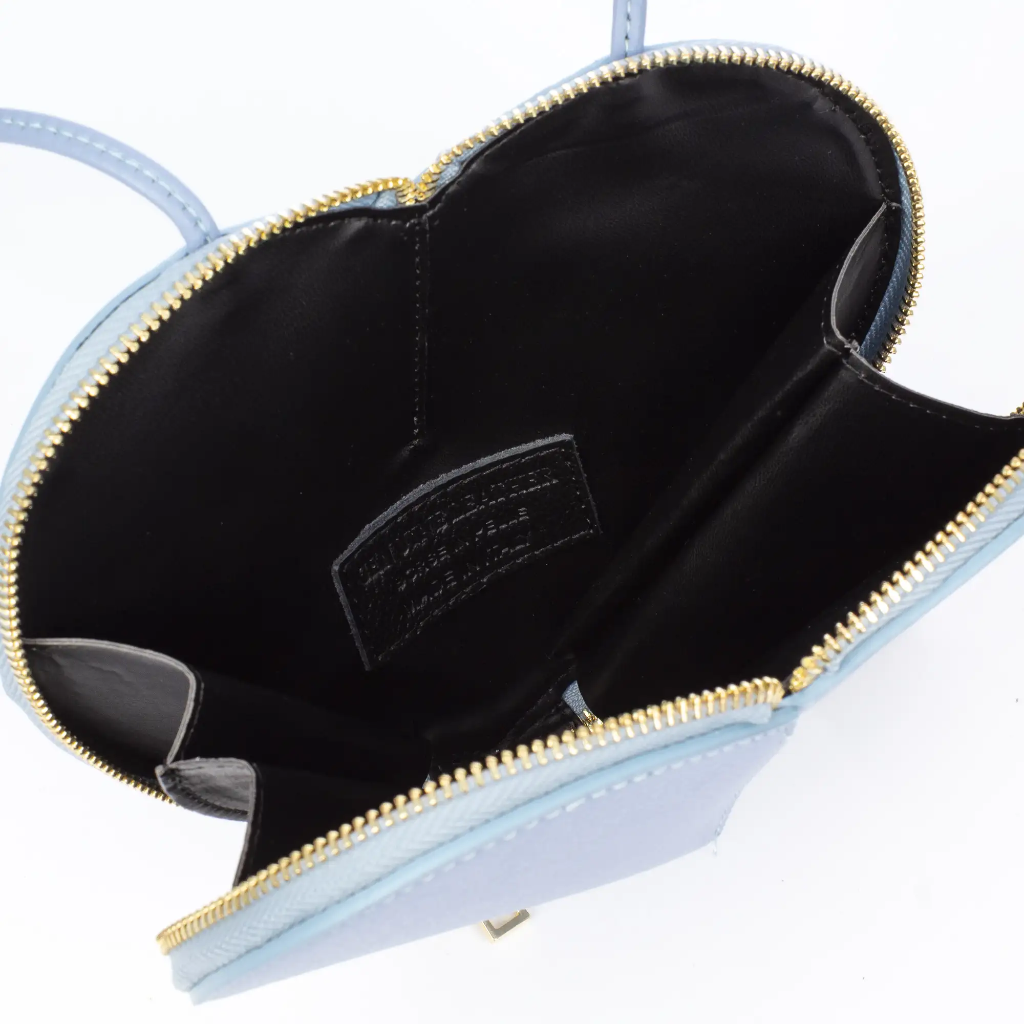 Barbaresco bolso de hombro mujer, con forma de corazón. Piel auténtica Dollaro.