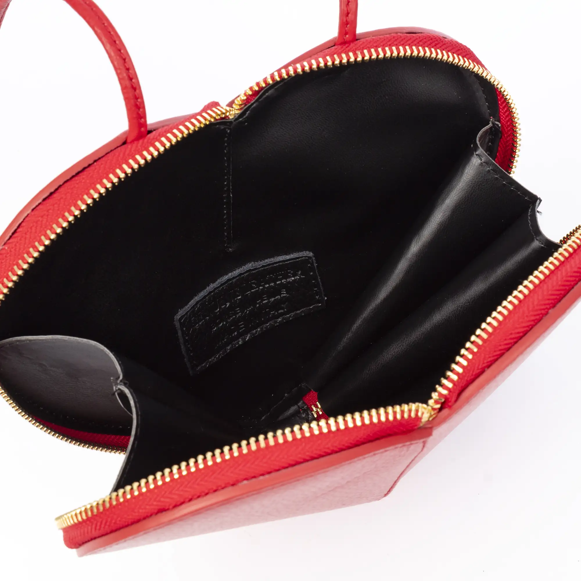 Barbaresco bolso de hombro mujer, con forma de corazón. Piel auténtica Dollaro.