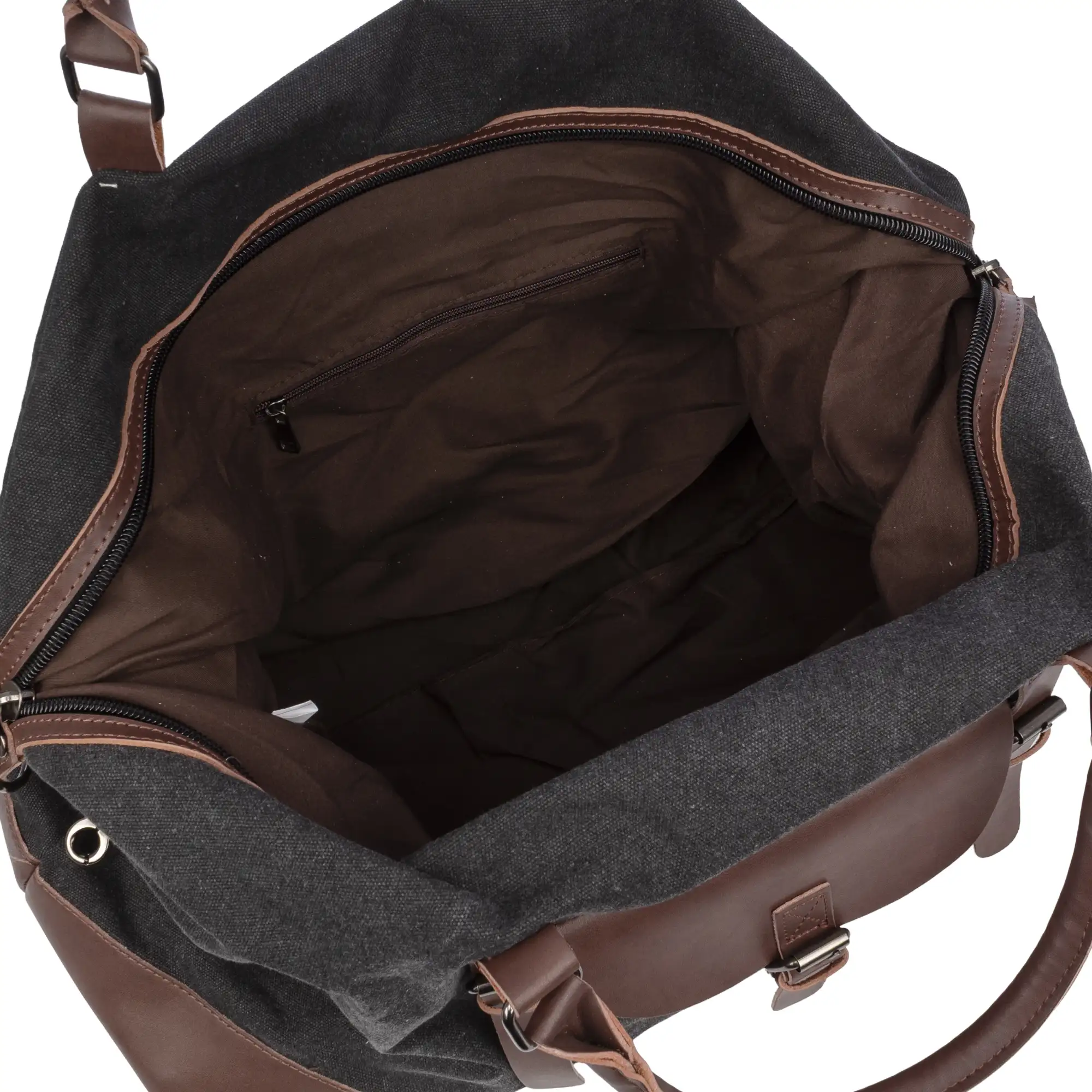 Barbariga bolso de viaje. De lona canvas premium combinada con piel.