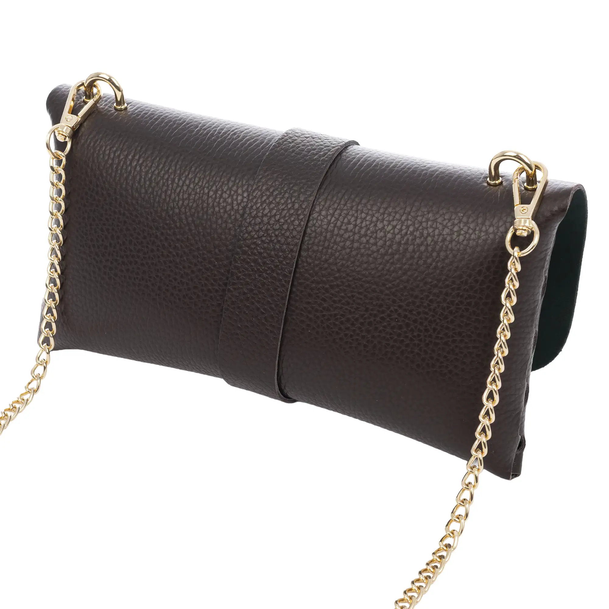 Bernezzo bolso de bandolera mujer. Piel auténtica acabado Dollaro.