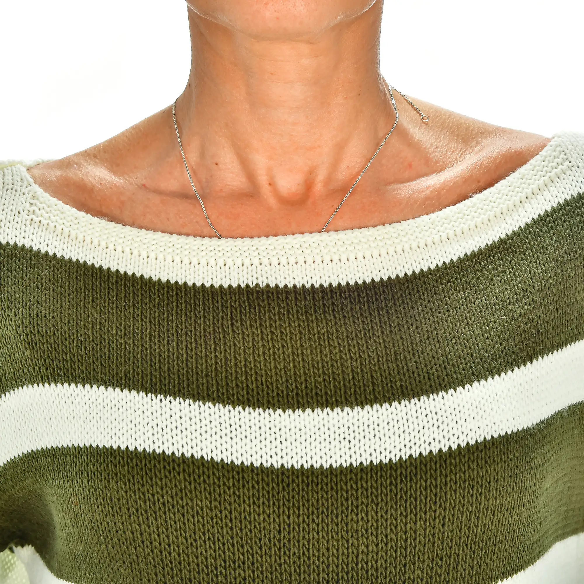 Jersey a rayas oversized talla única. Made in Italy.