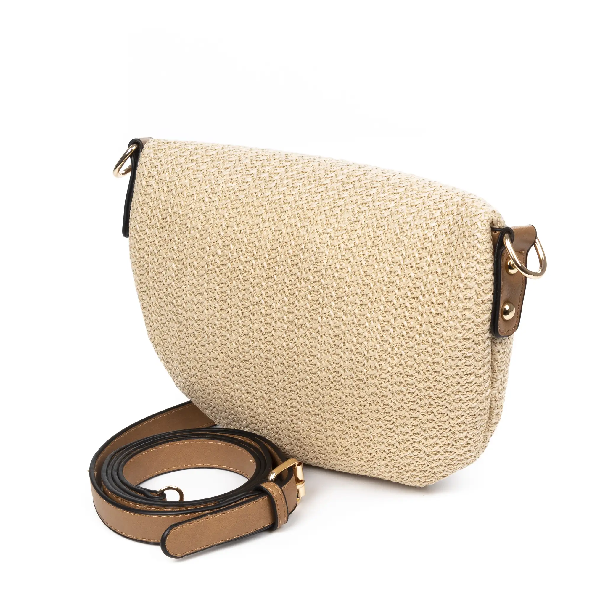 Lirica Bolso bandolera Unisex.Tela Tejido Arpillera  Piel Sintética PU