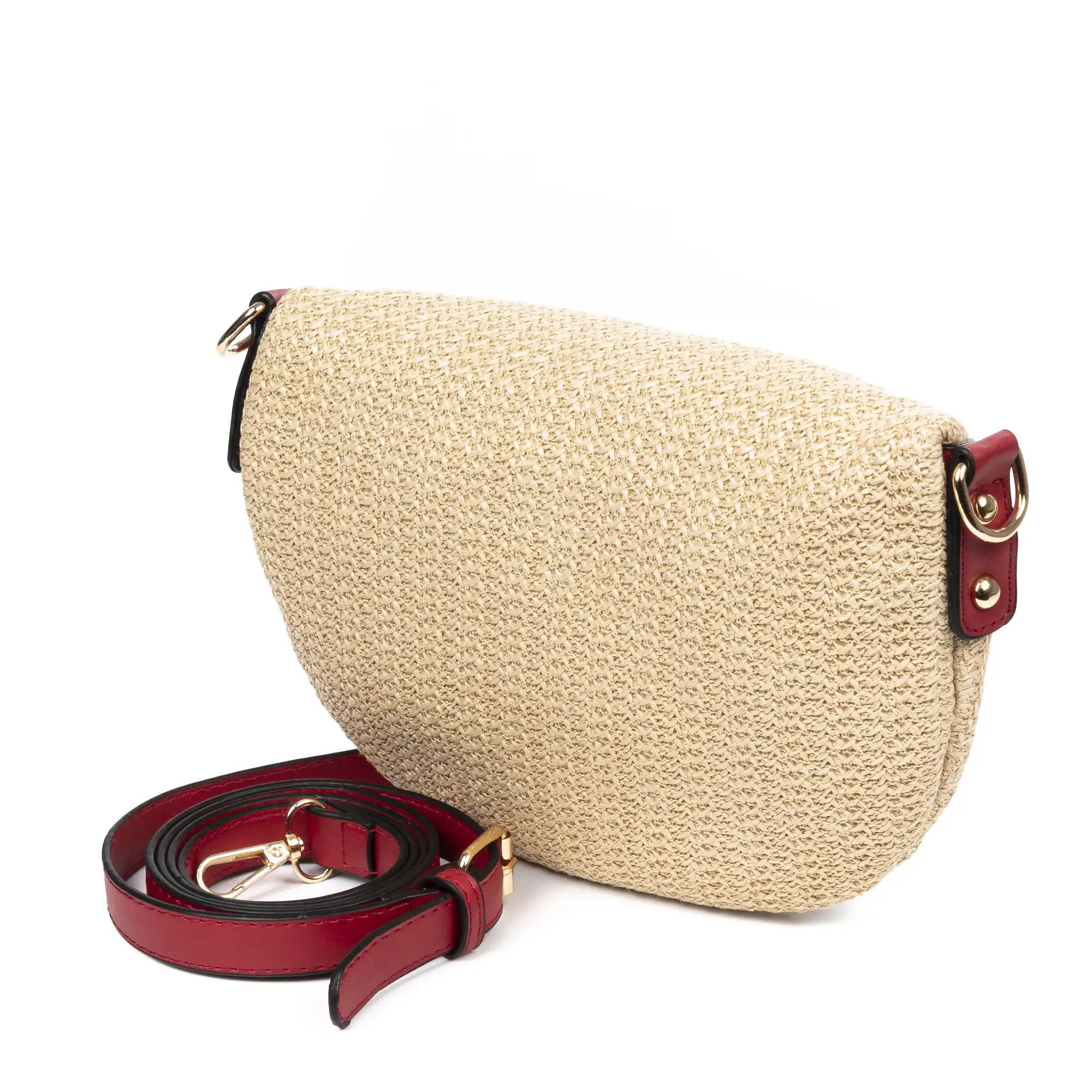 Lirica Bolso bandolera Unisex.Tela Tejido Arpillera  Piel Sintética PU