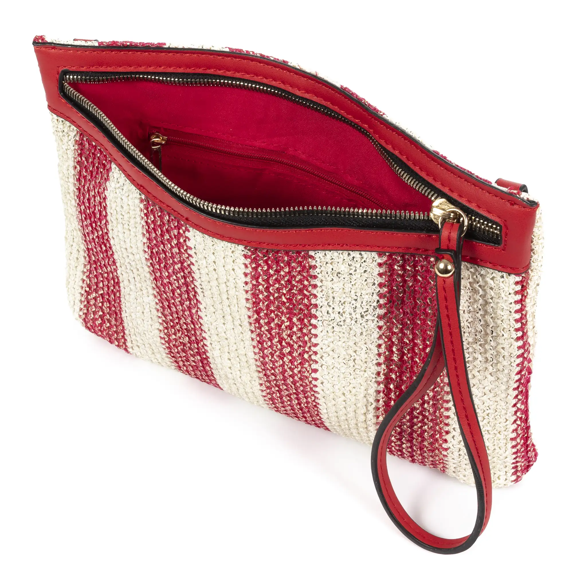  Cesena Bolso de mano Mujer. Tejido Paja  Piel Sintética PU 