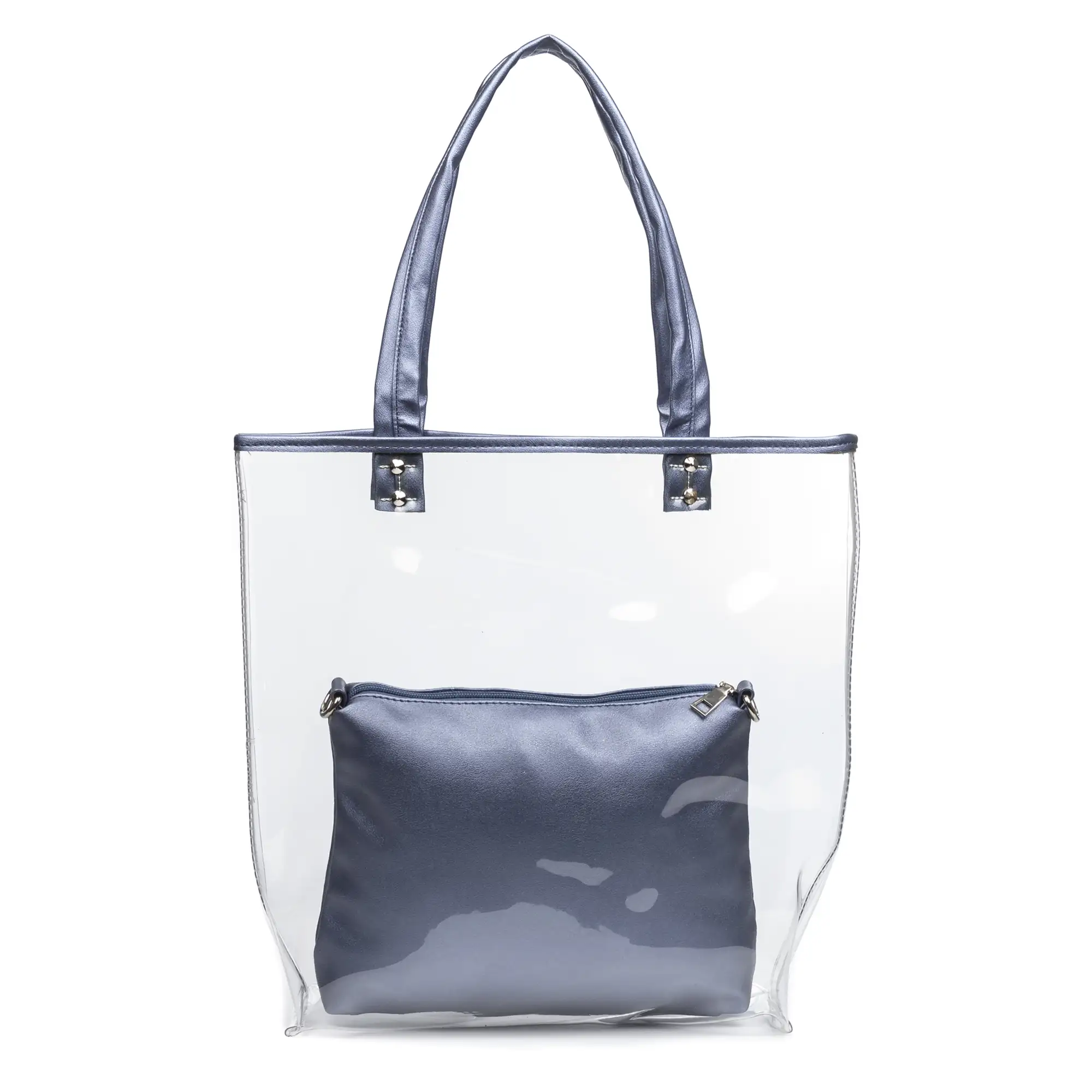  Domodossola Bolso Shopper Mujer.Material PVC  Piel Sintética PU 