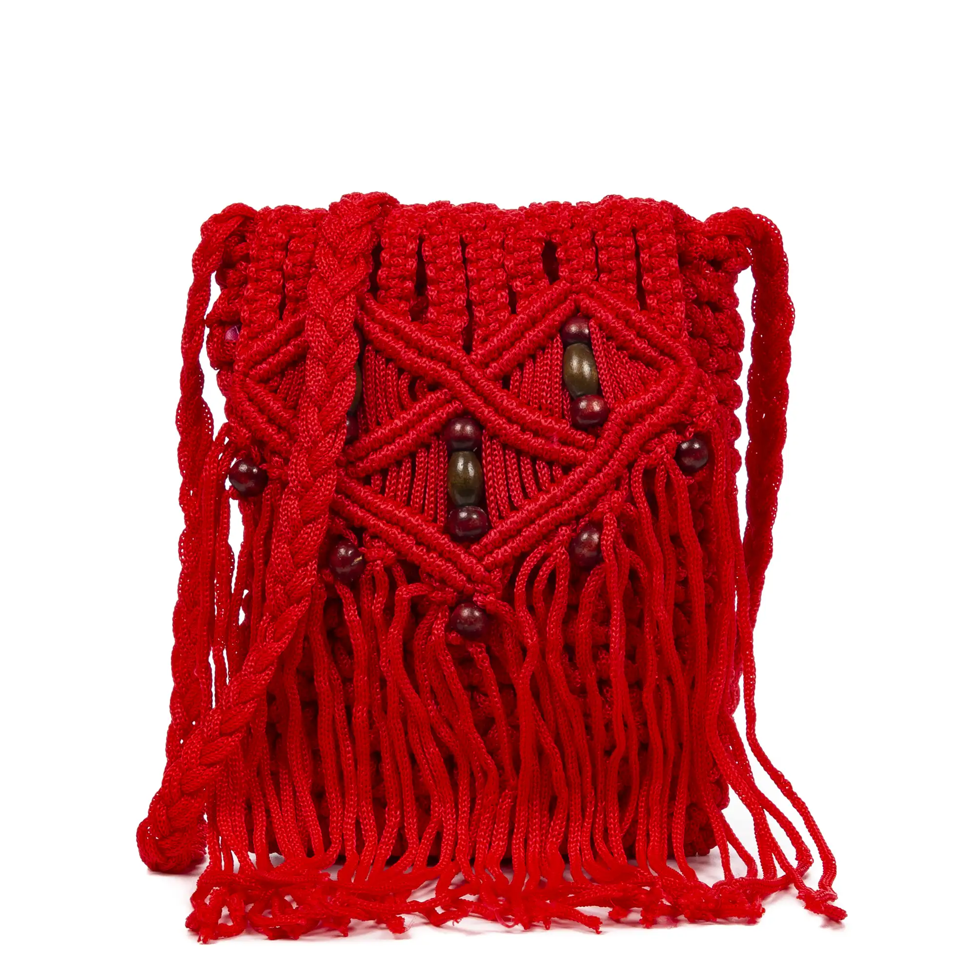  Gemona Bolso bandolera Mujer. Tejido Algodón Crochet  