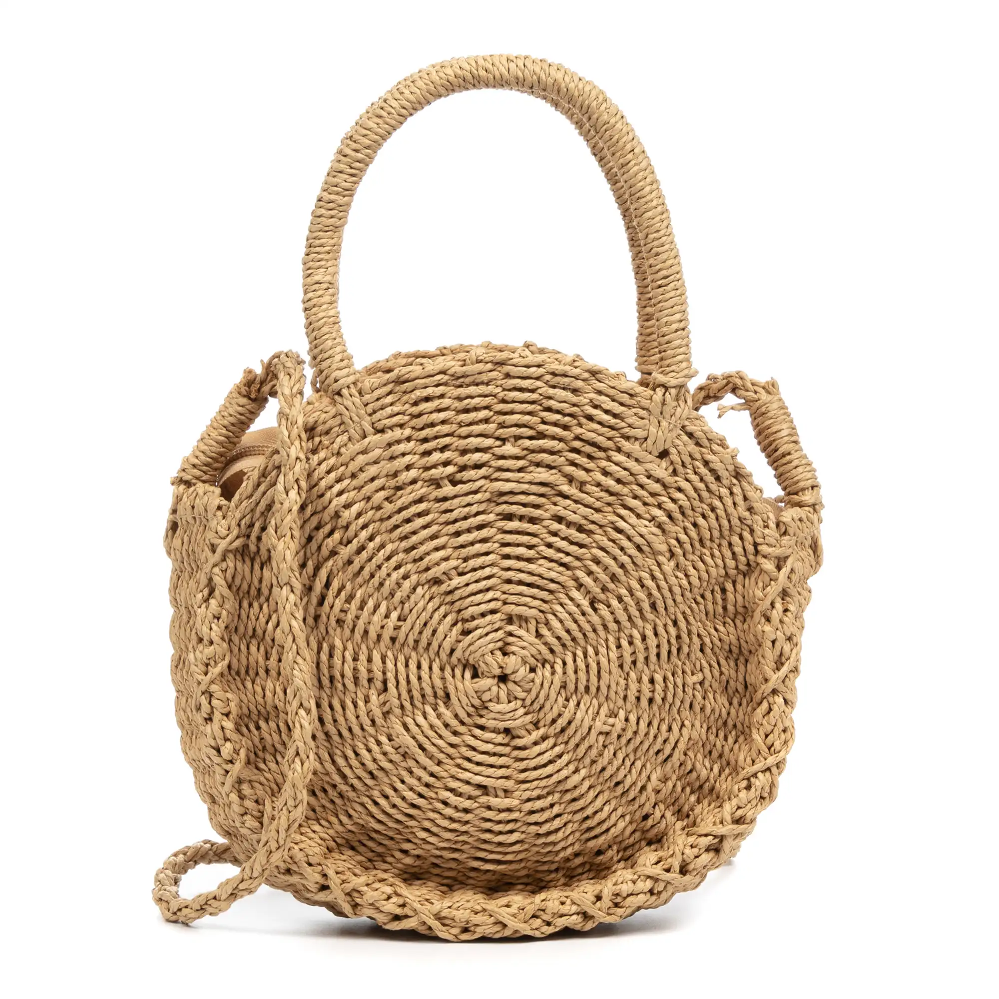 Zenson bolso bandolera de paja trenzada.