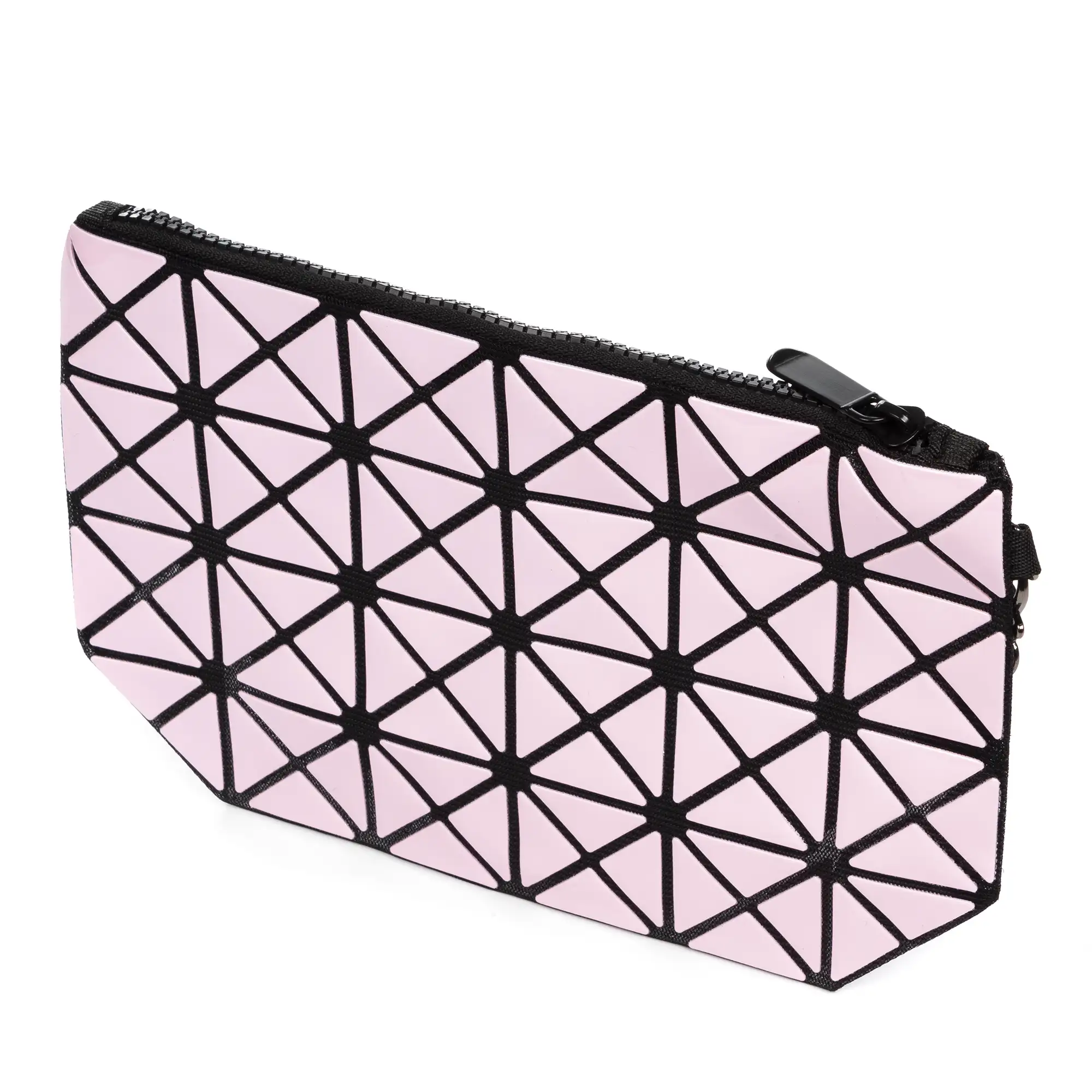 Zerbolò bolso clutch con diseño geométrico, de PVC.