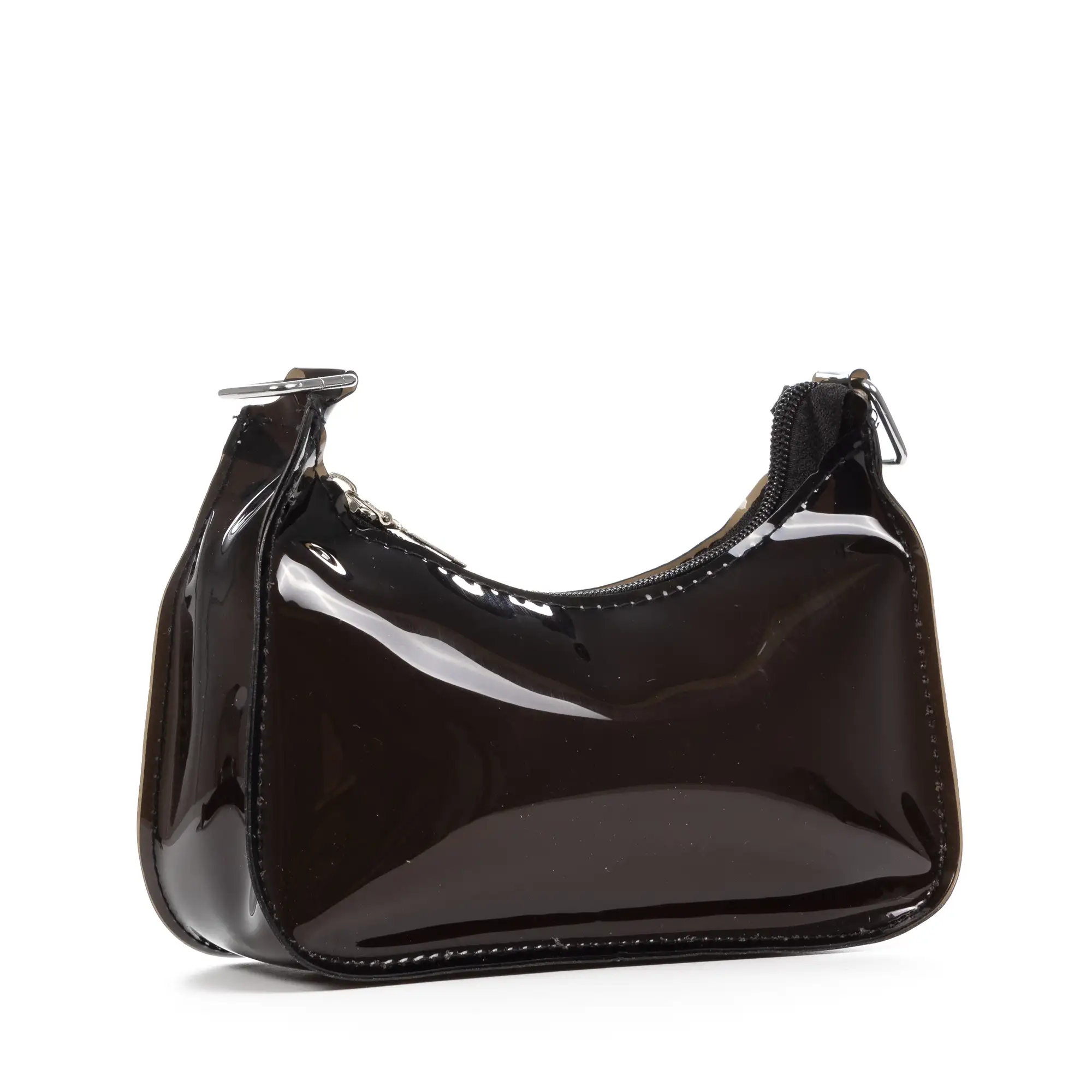 Zerfaliu bolso de hombro mini en PVC transparente.