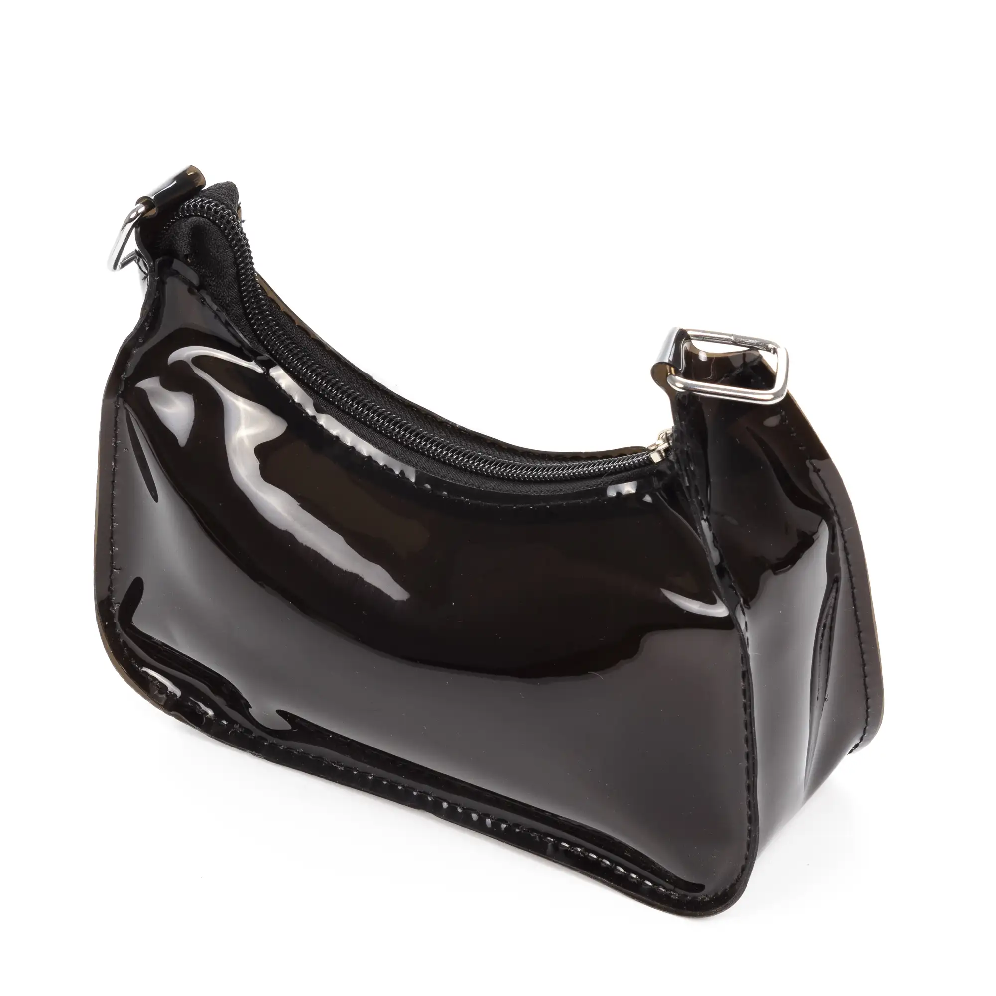 Zerfaliu bolso de hombro mini en PVC transparente.