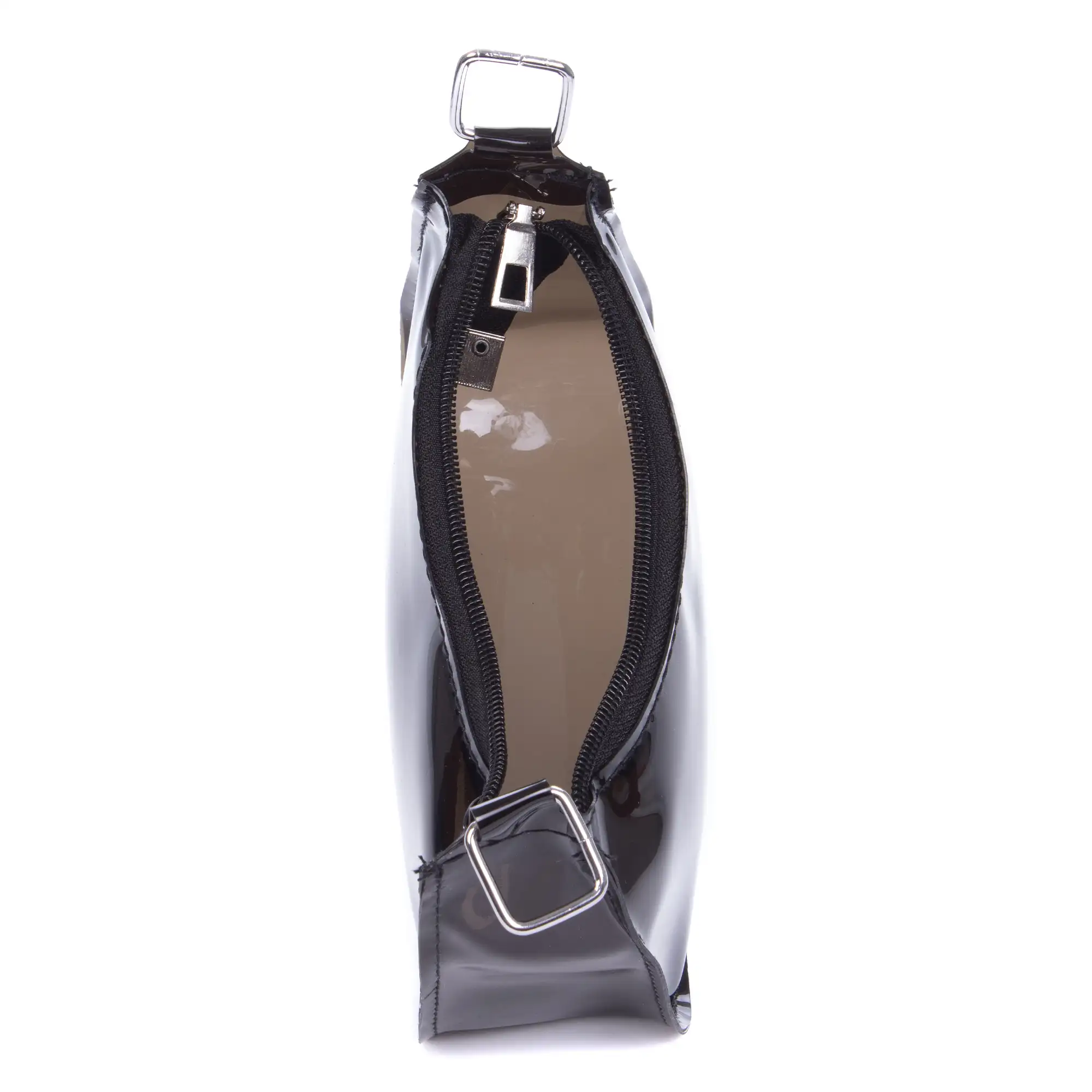 Zerfaliu bolso de hombro mini en PVC transparente.