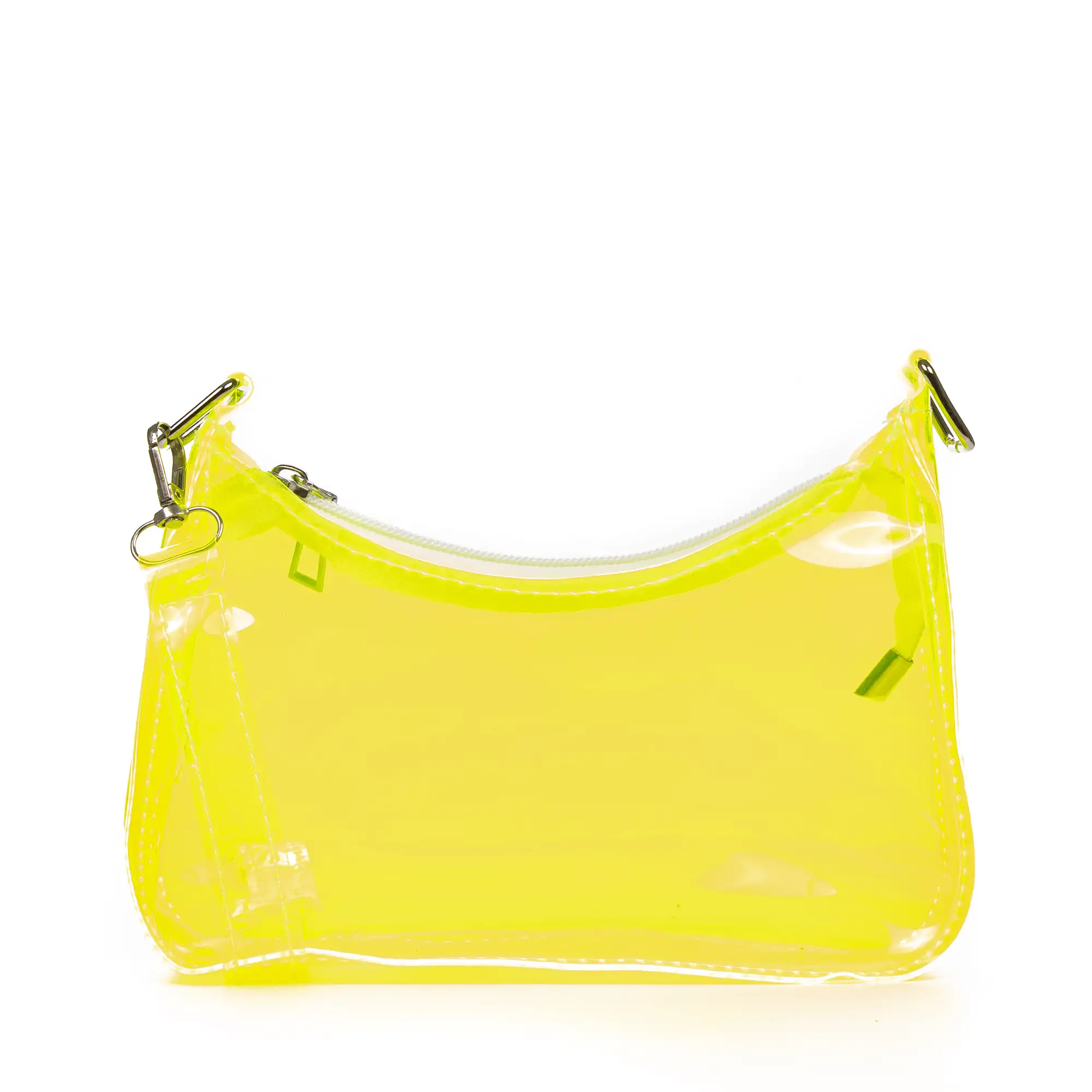 Zerfaliu bolso de hombro mini en PVC transparente.