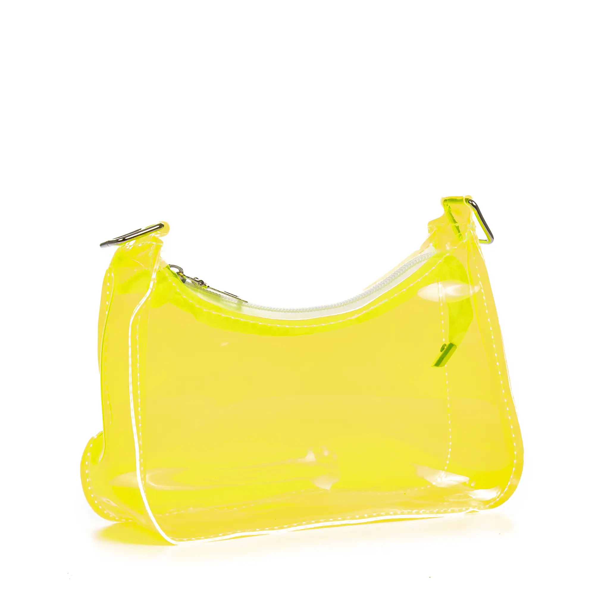 Zerfaliu bolso de hombro mini en PVC transparente.
