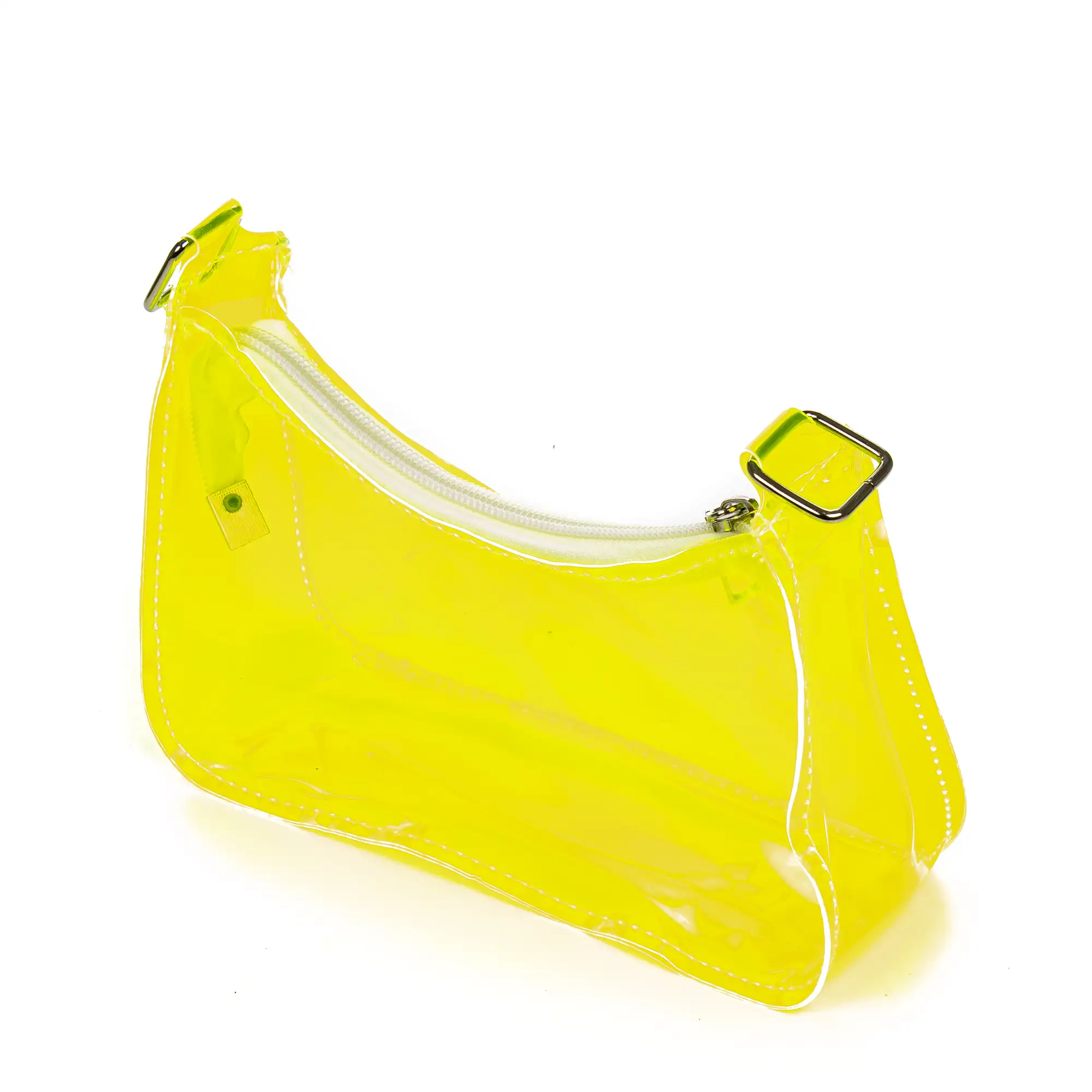 Zerfaliu bolso de hombro mini en PVC transparente.