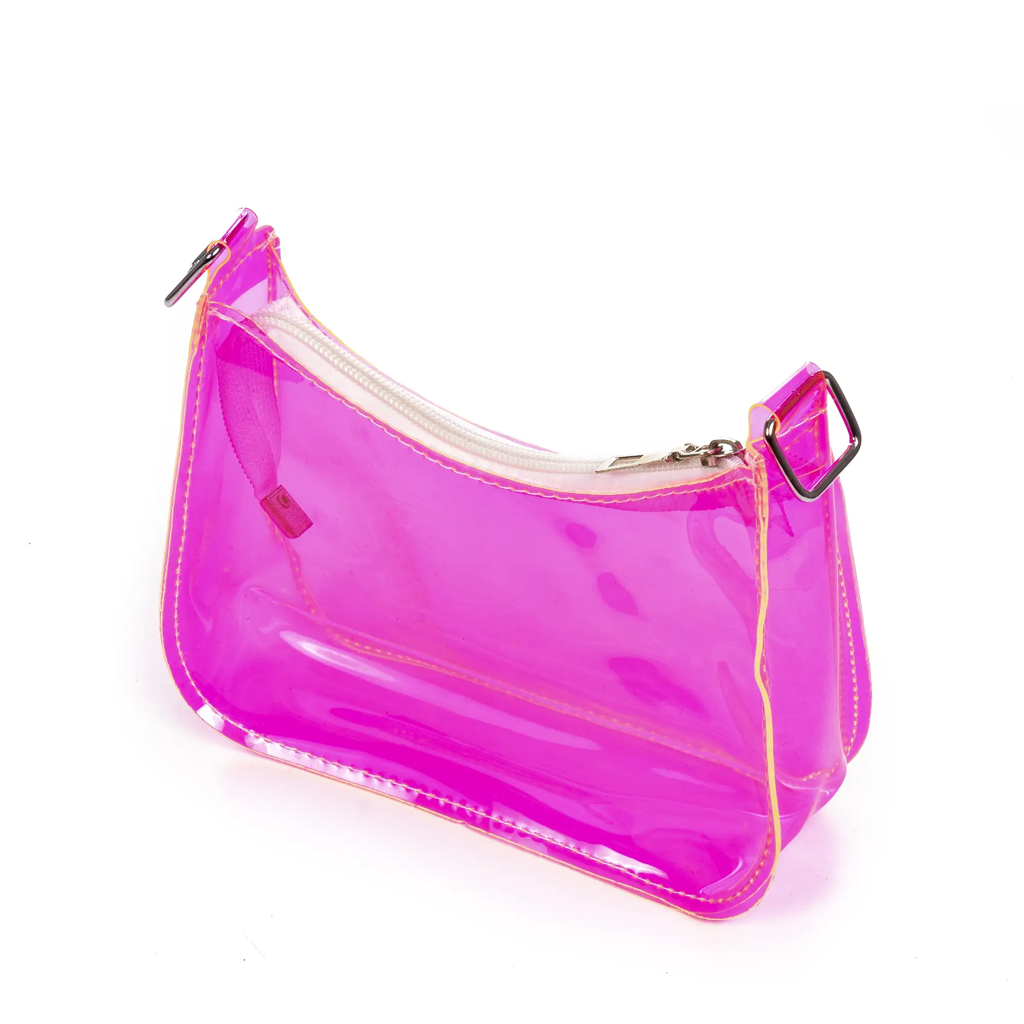 Zerfaliu bolso de hombro mini en PVC transparente.