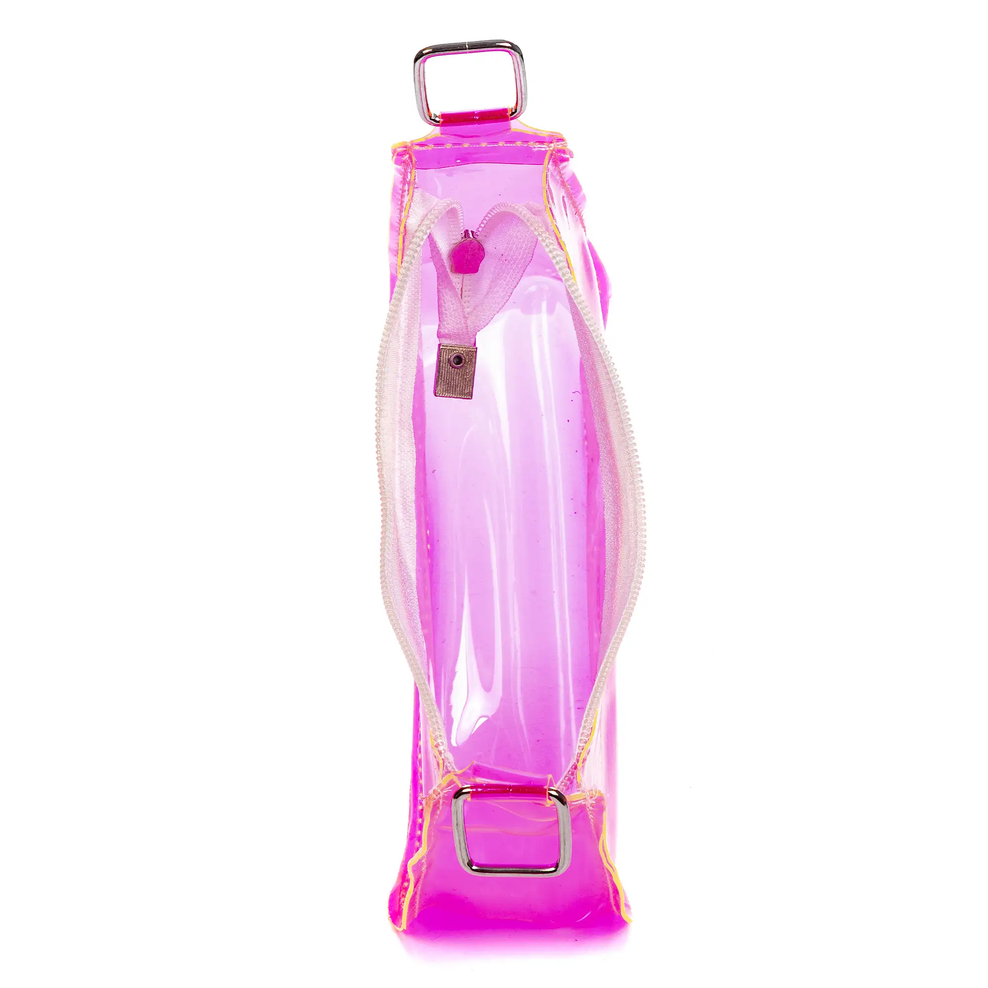 Zerfaliu bolso de hombro mini en PVC transparente.