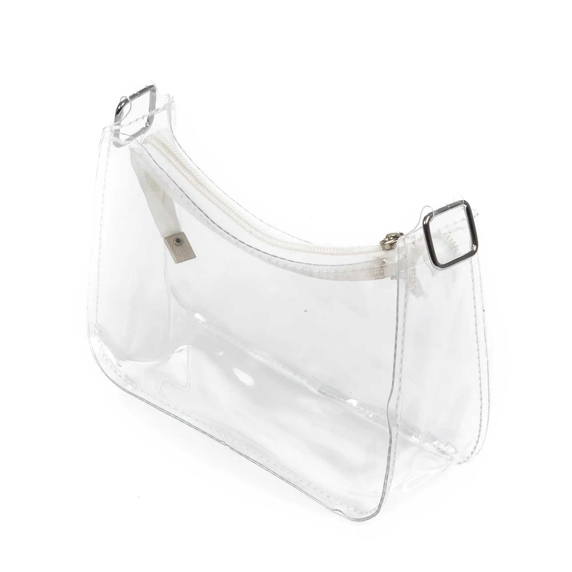 Zerfaliu bolso de hombro mini en PVC transparente.