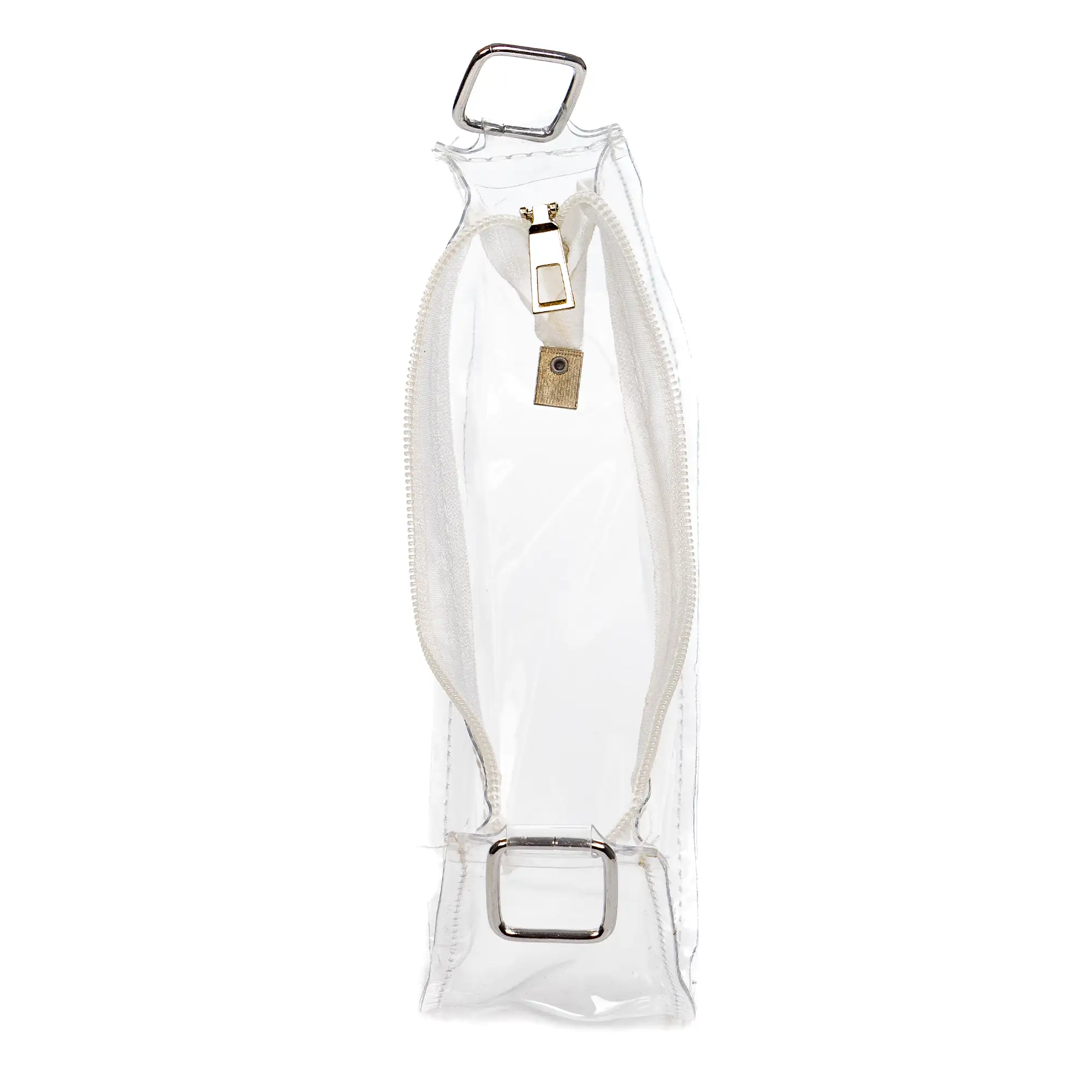 Zerfaliu bolso de hombro mini en PVC transparente.